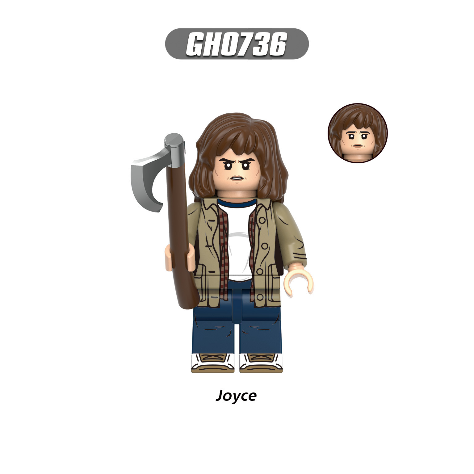 (24PCS Stranger Things (A~B~C)) 24PCS Stranger Things Minifigure Fit Lego Kid Toy Christmas Birthdays Gift Building Blcoks Set