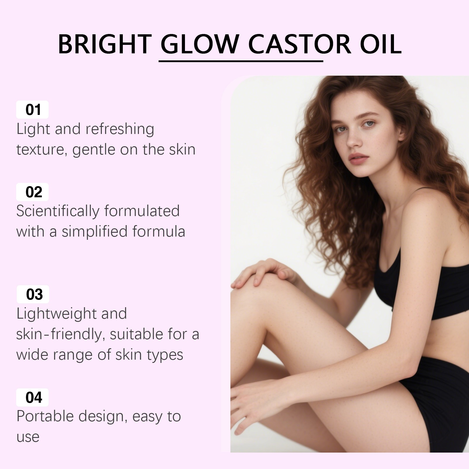 Castor Oil For Body Moisturizing Skin Soothing And Even Tone Care Treatment