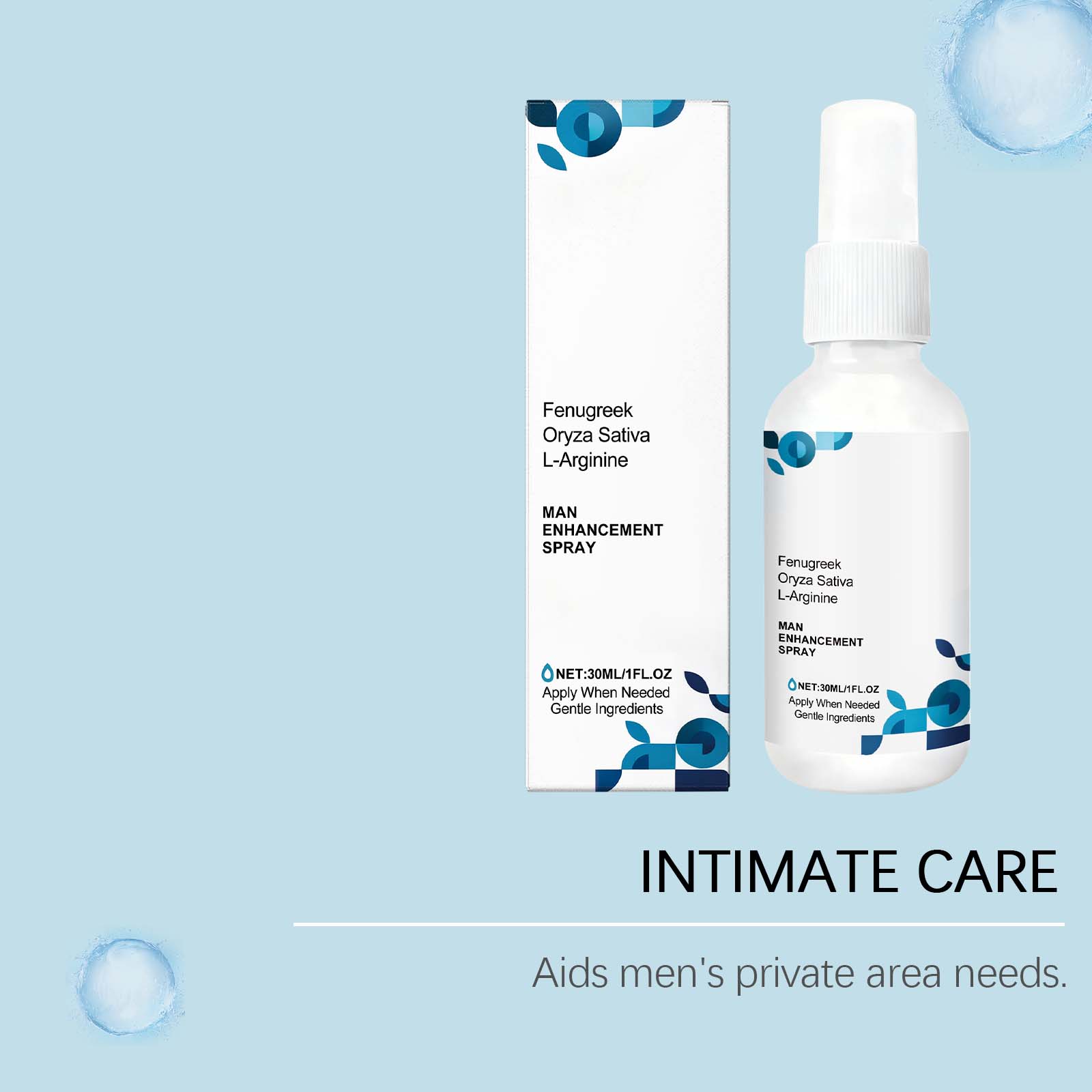 Men Care Spray Mild Ingredient Nourish Body Comfort Skin Daily Vitality Care Mist For Male Skin Maintenance