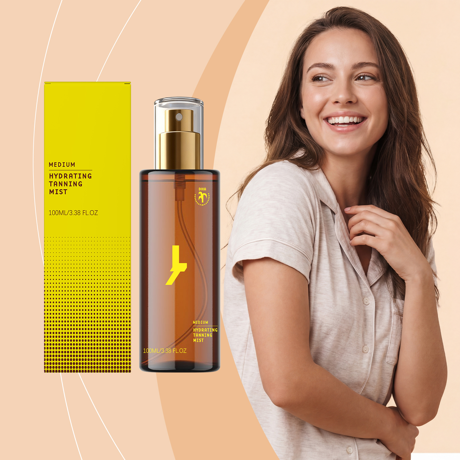 Moisturizing Tanning Spray Summer Outdoor Hydrating Create Healthy Glowing Skin Lock Moisture Body Care Mist