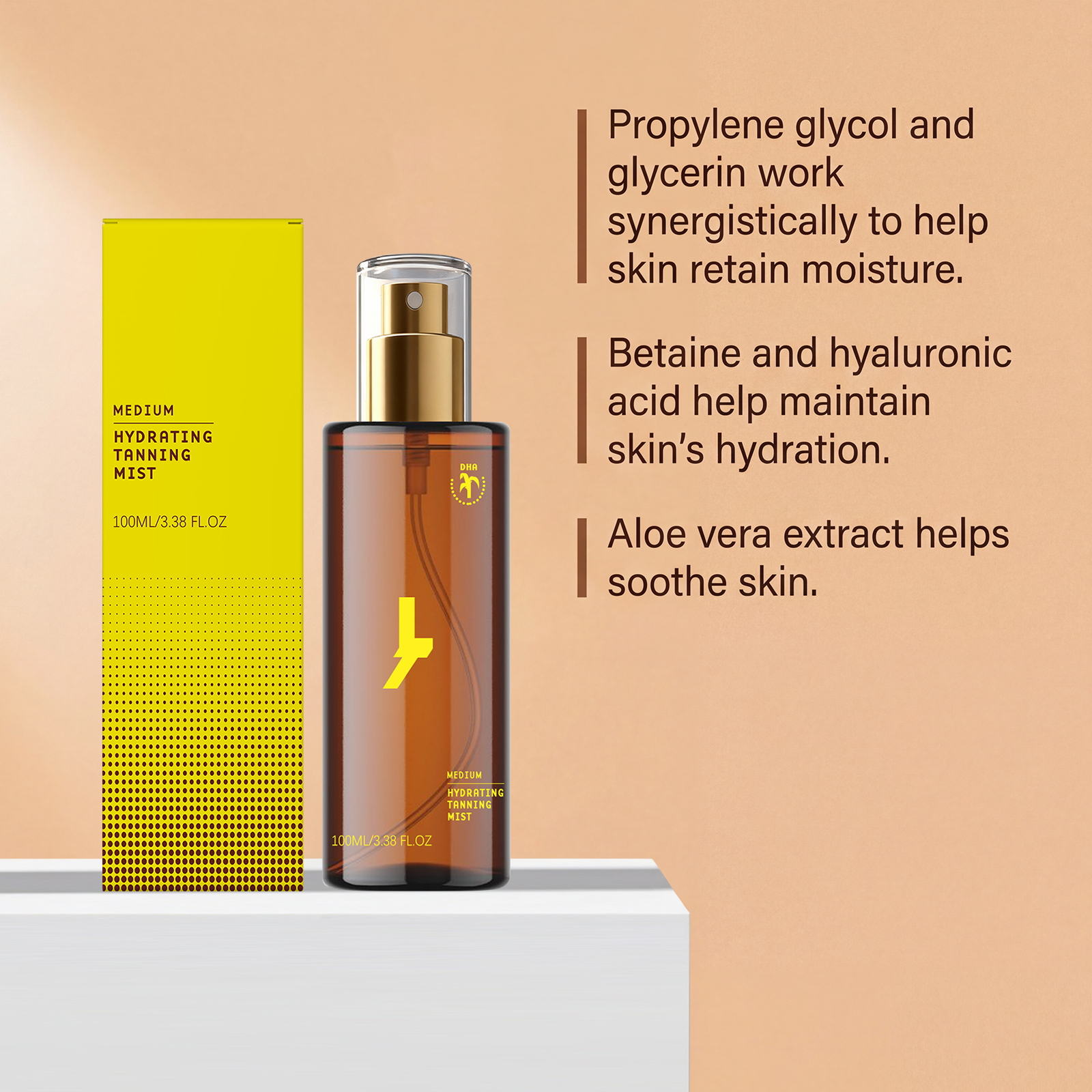 Moisturizing Tanning Spray Summer Outdoor Hydrating Create Healthy Glowing Skin Lock Moisture Body Care Mist