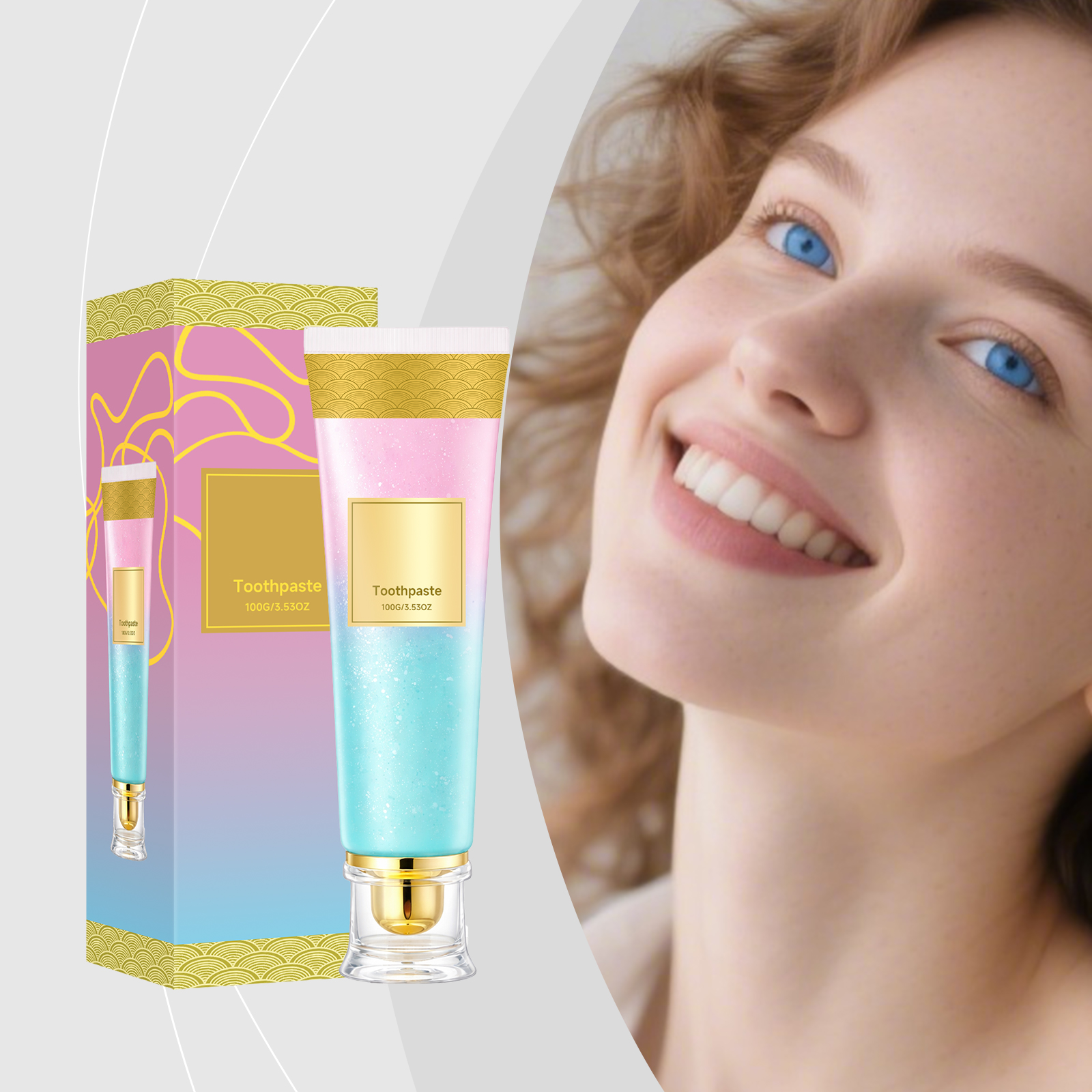 Nicotinamide Toothpaste Mild Clean Dense Foam Fresh Breath Bright Teeth Oral Care Daily Dental Gentle Stain Remove Surface