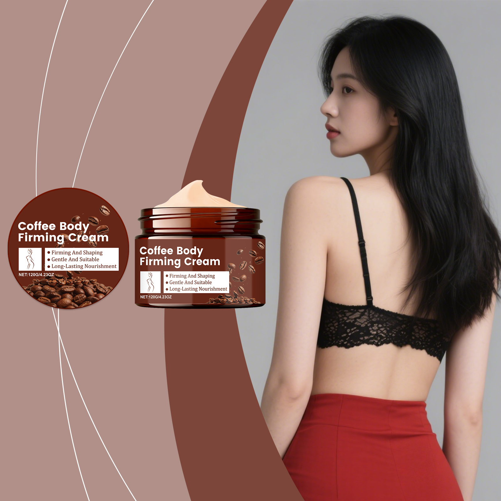 Coffee Moisturizing Softening Nourishing Light Silky Fast Absorbing Glowing Smooth Body Skin Lotion Hydrating Gentle Whole