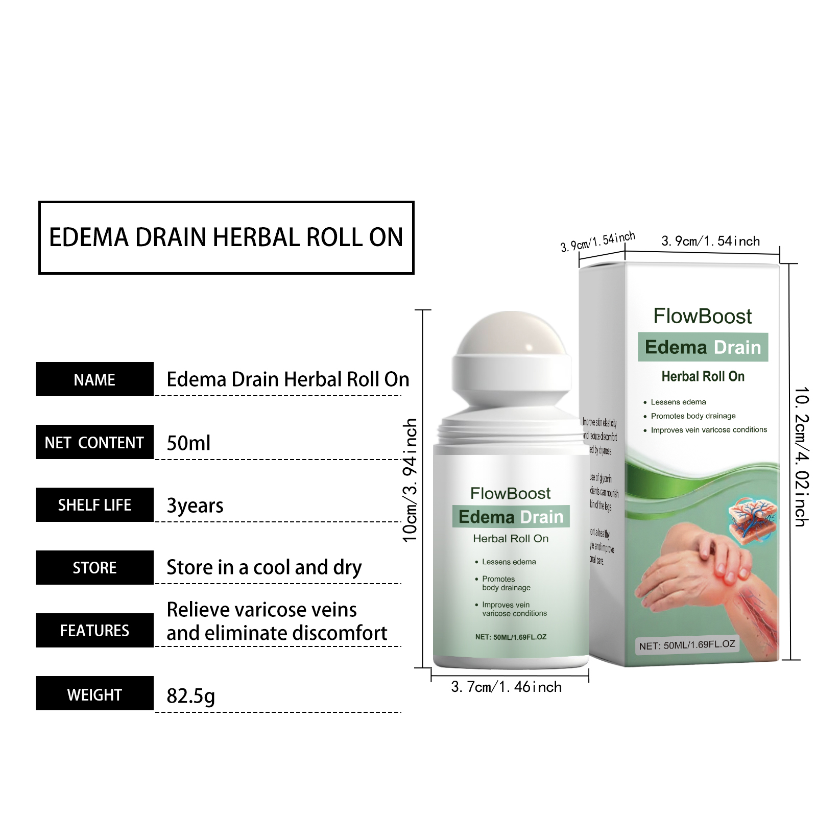 Light Scent Body Care Roller Mild Skin Friendly Hydrating Refreshing Comfort Nourishing Convenient Daily Body Care Protect