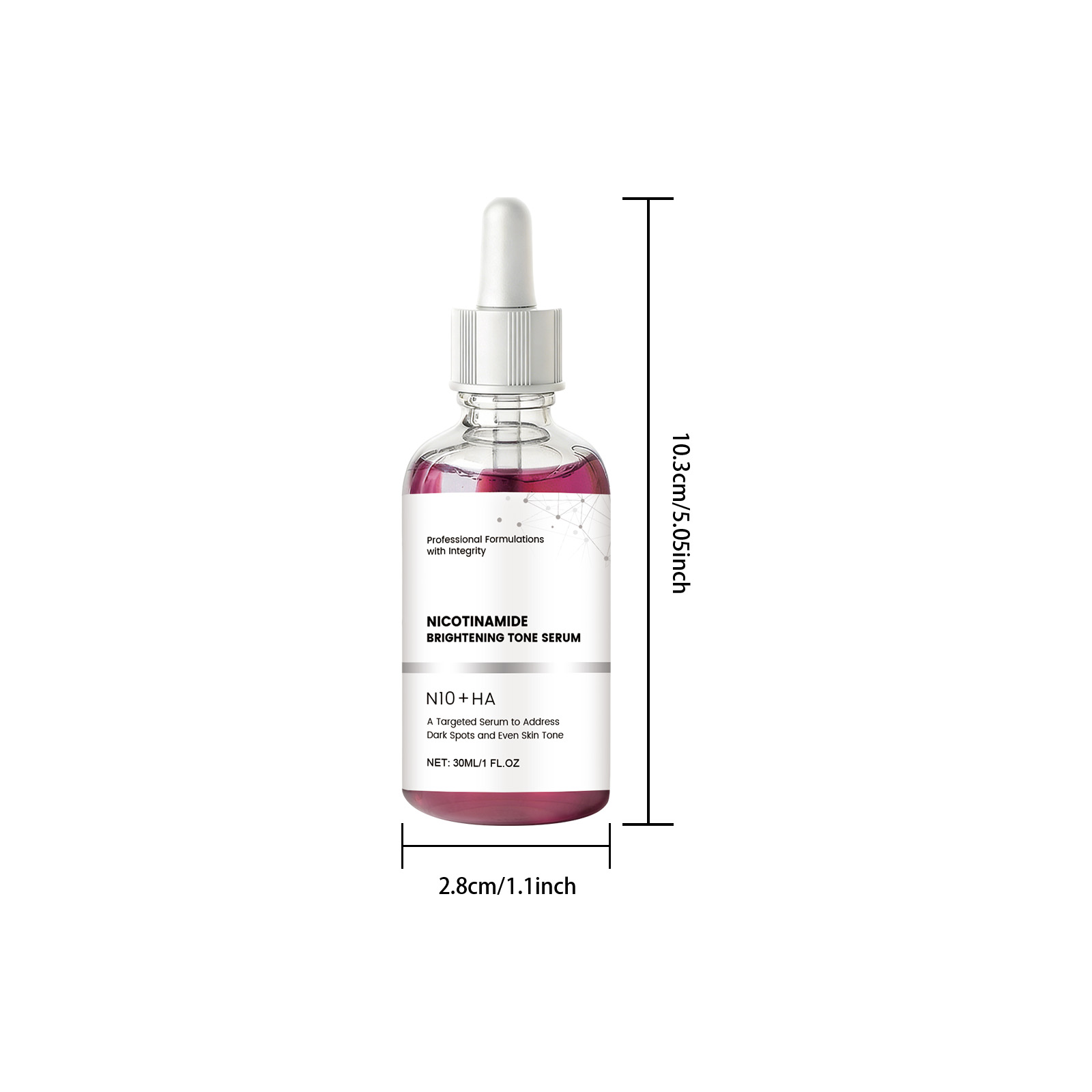 Nicotinamide Moisturizing Essence Liquid Hydrating Nourishing Refreshing Absorbable Soft Smooth Facial Skin Care Serum Product Gentle Massage