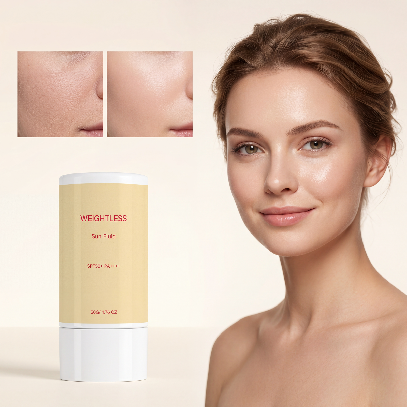 Light Moisturizing Protective Cream For Summer Outdoor Skin Care Smooth Spread Even Skin Tone Hydration Protection Lotion