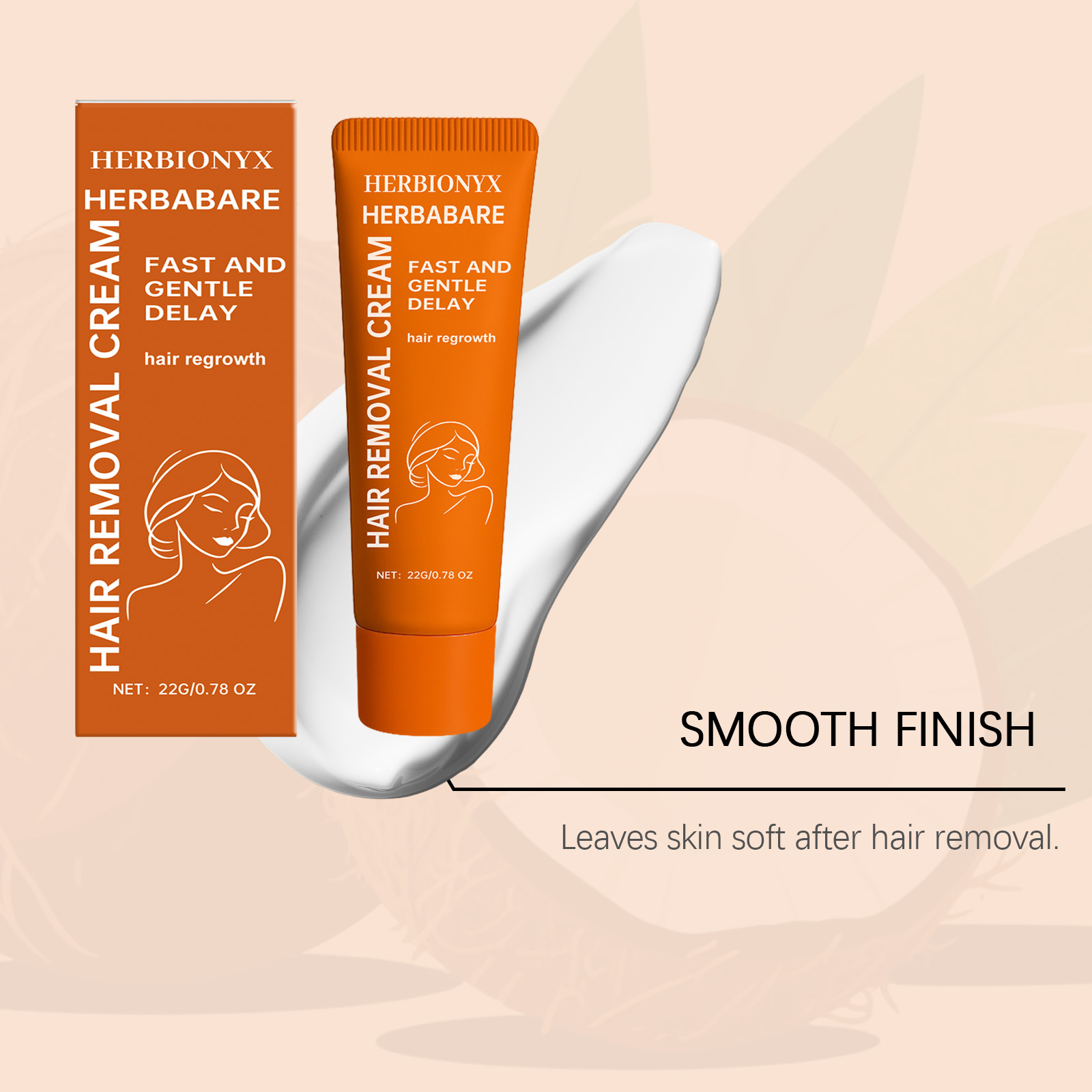 Moisturizing Facial Hair Removal Cream Soft Smooth Skin Friendly Daily Clean Care For Fine Facial Hair Surface Cleansing