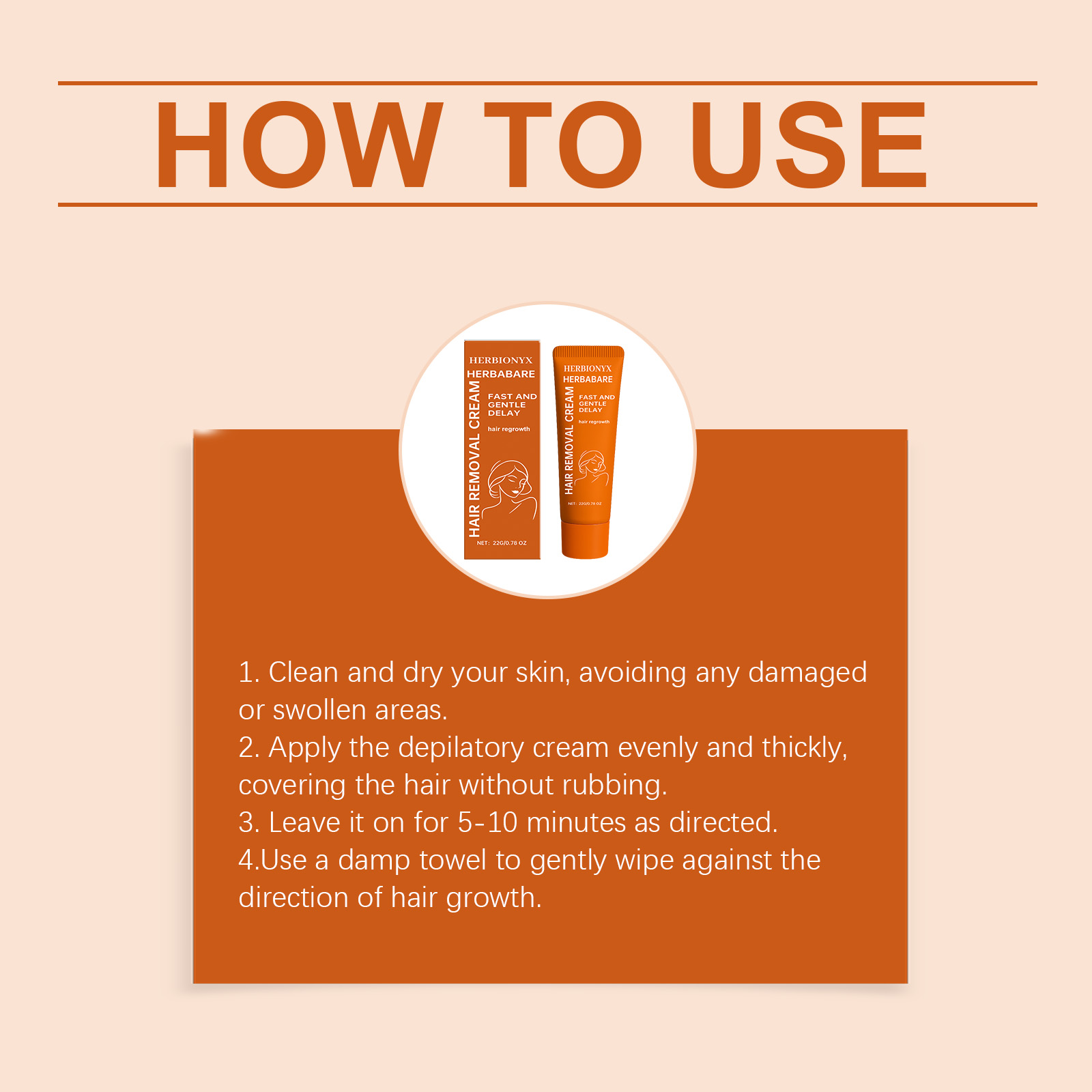 Moisturizing Facial Hair Removal Cream Soft Smooth Skin Friendly Daily Clean Care For Fine Facial Hair Surface Cleansing