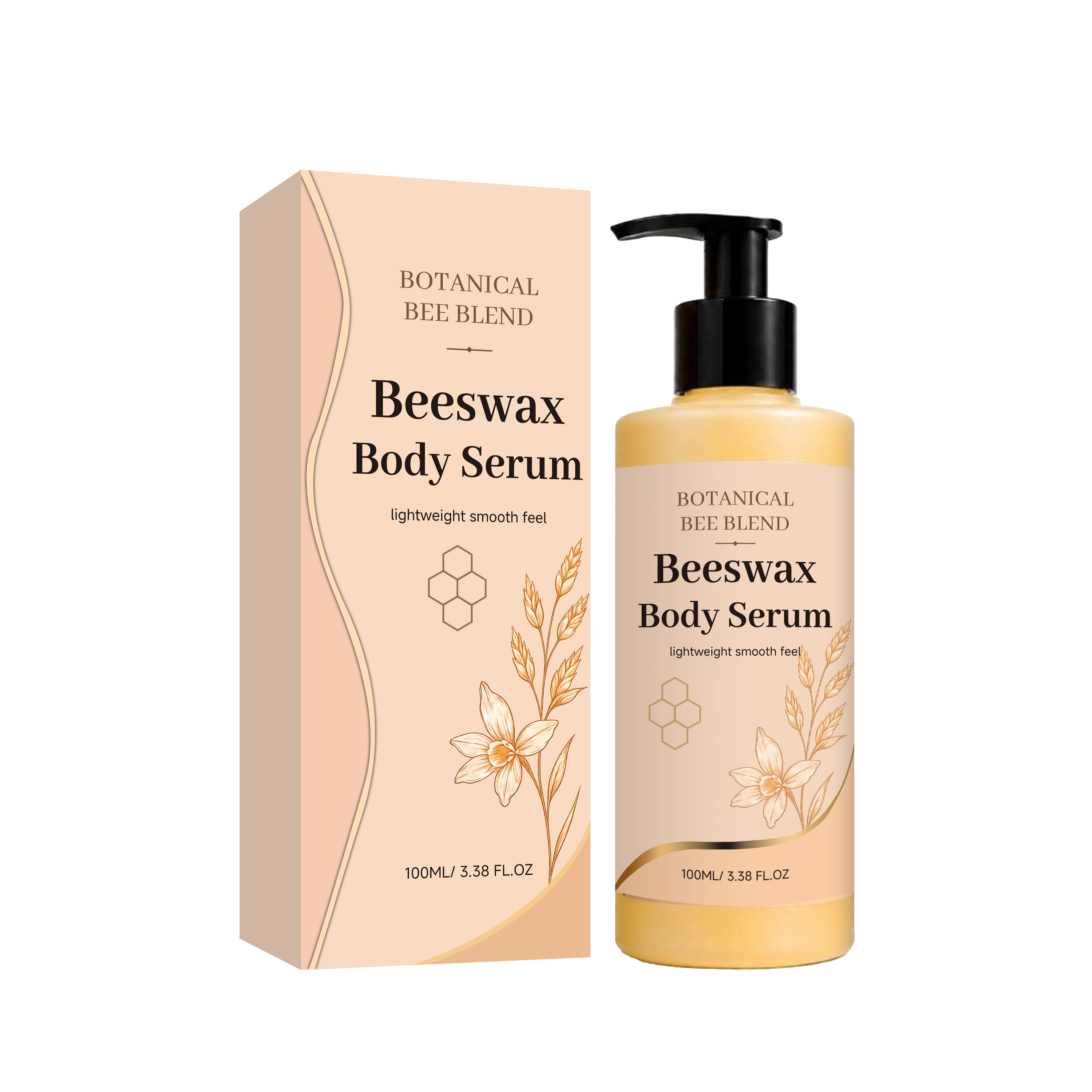Beeswax Moisturizing Body Essence Soft Glowing Light Absorb Mild Nourish Whole Body Use