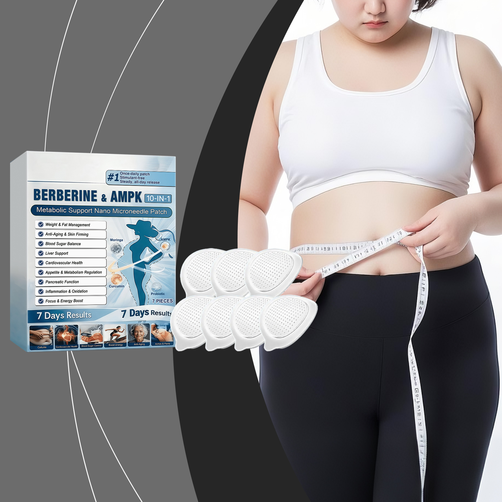 Body Care Patch Mild Formula Soft Skin Friendly Moisturizing Hydrating Portable Easy Use Daily Body Treatment