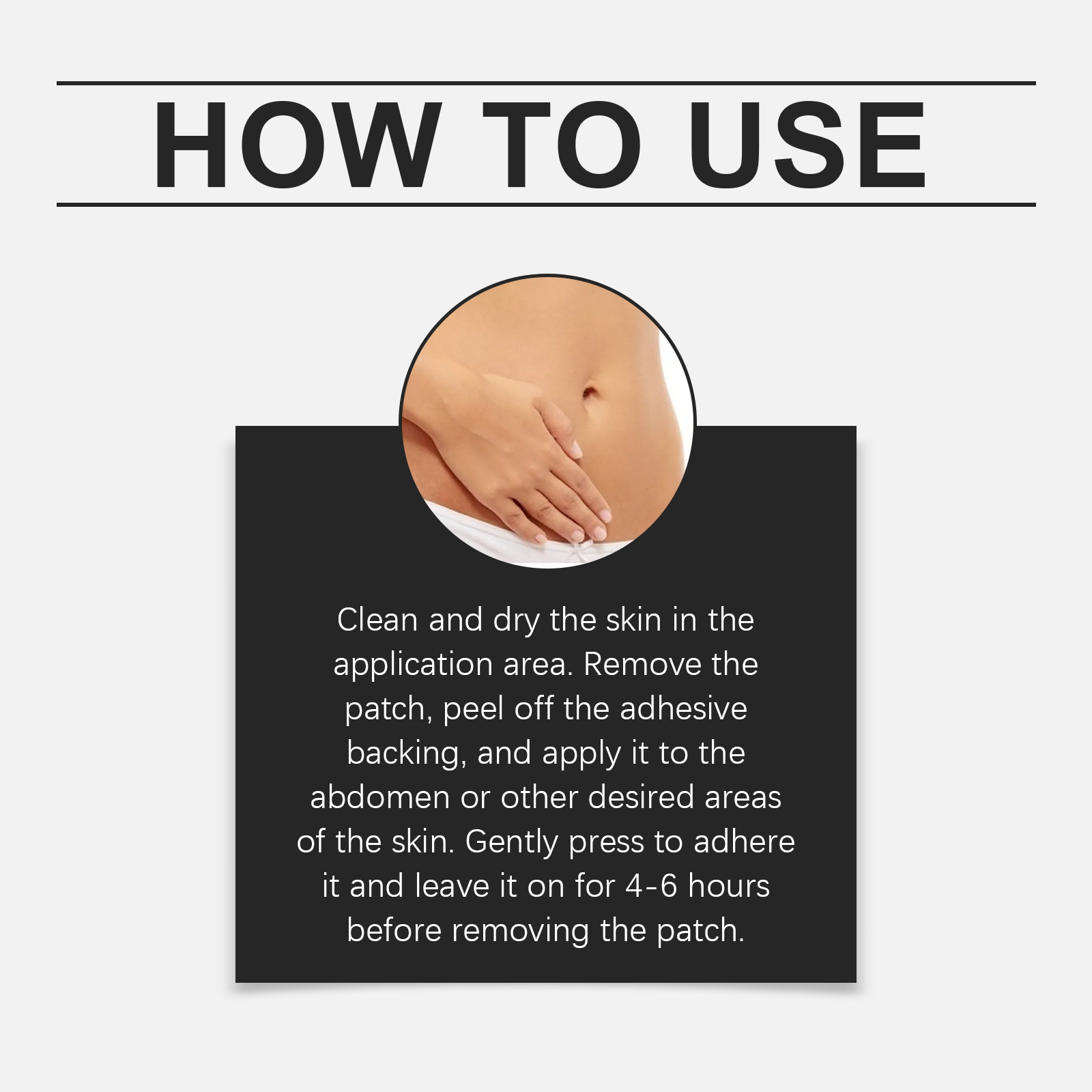 Body Care Patch Mild Formula Soft Skin Friendly Moisturizing Hydrating Portable Easy Use Daily Body Treatment