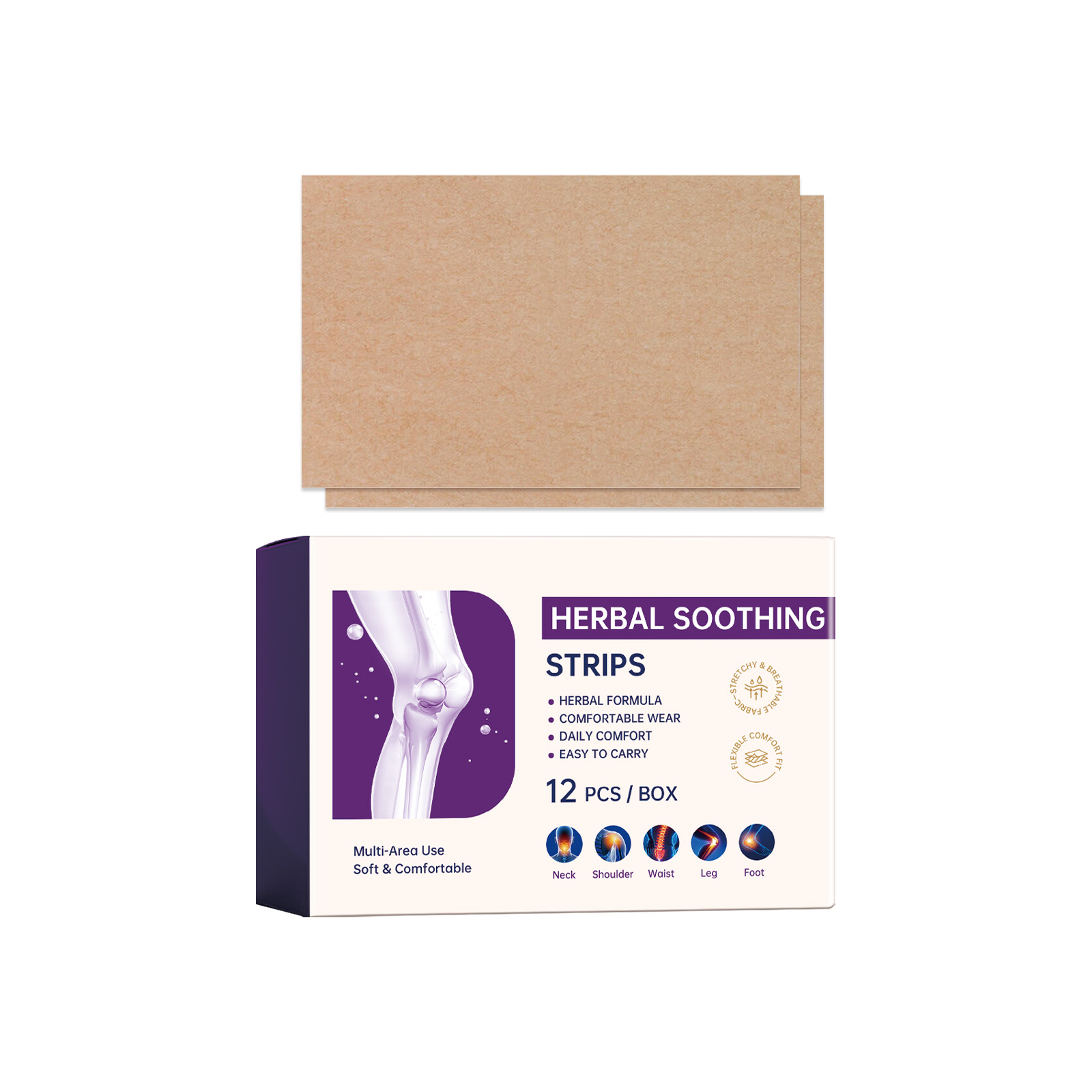 Herbal Joint Care Patch Mild Nourishing Comfortable Breathable Body Active Joint Muscle Nursing Sticker
