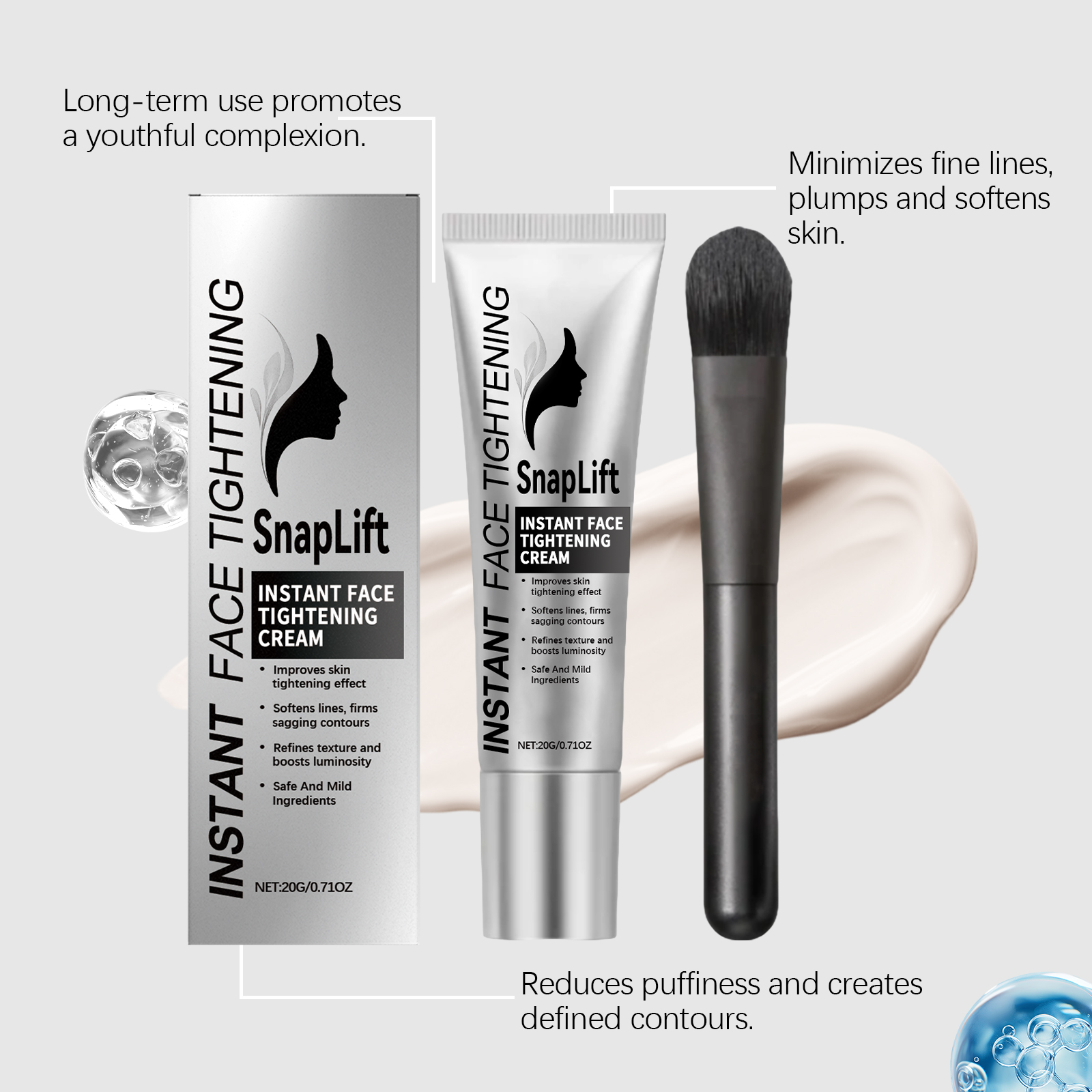 Firming Lifting Essence Cream Anti Aging Facial Skin Care For Loose Dull Complexion