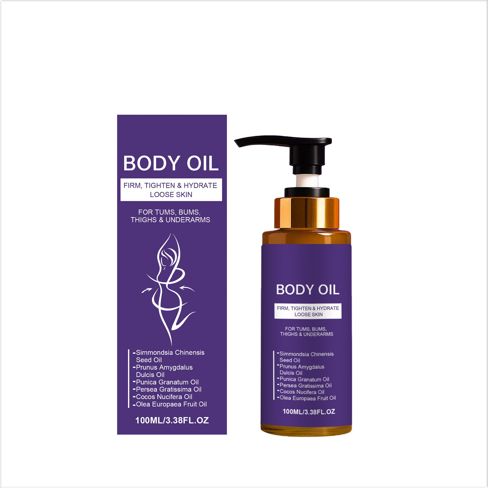 Body Care Oil Infused Various Fruit Extracts Soft Aroma Smooth Texture Hydrate Moisturize Full Body Skin
