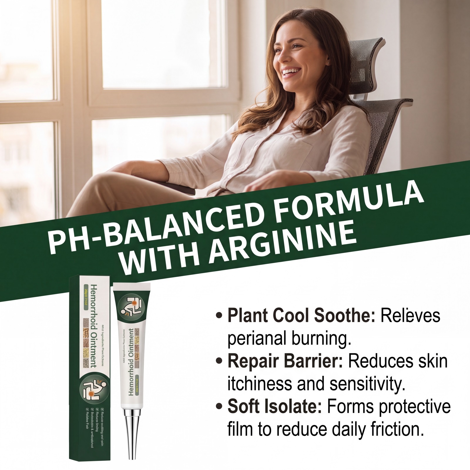 Perianal Care Soothing Ointment Gentle Protective Formula For Sensitive Anal Skin Daily Relief Treatment