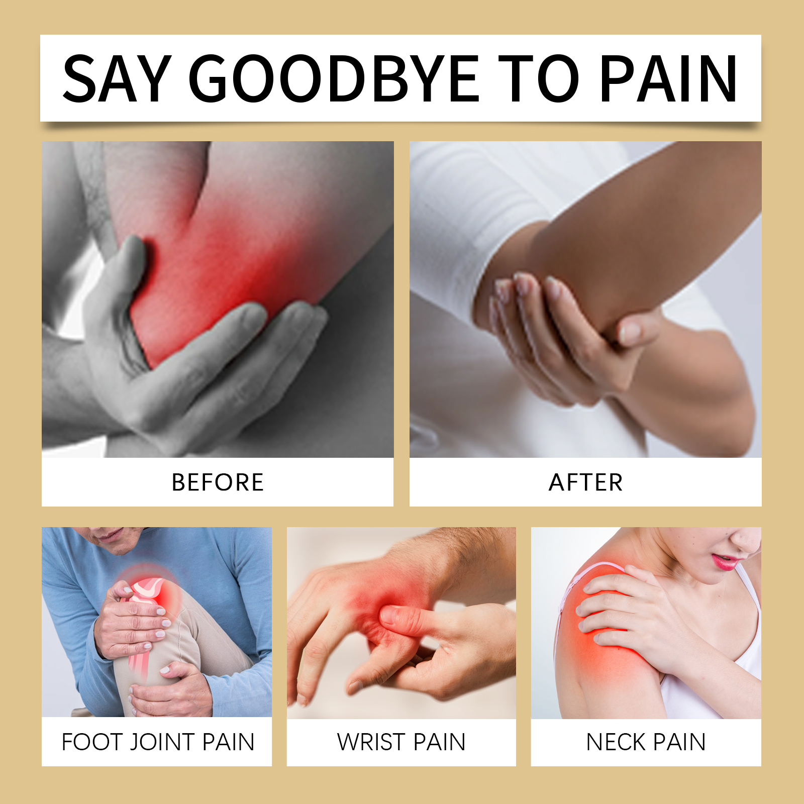 Bee Venom Joint Relief Spray Daily Alleviate Joint Discomfort Body Soothe Nourish Massage Care Mist