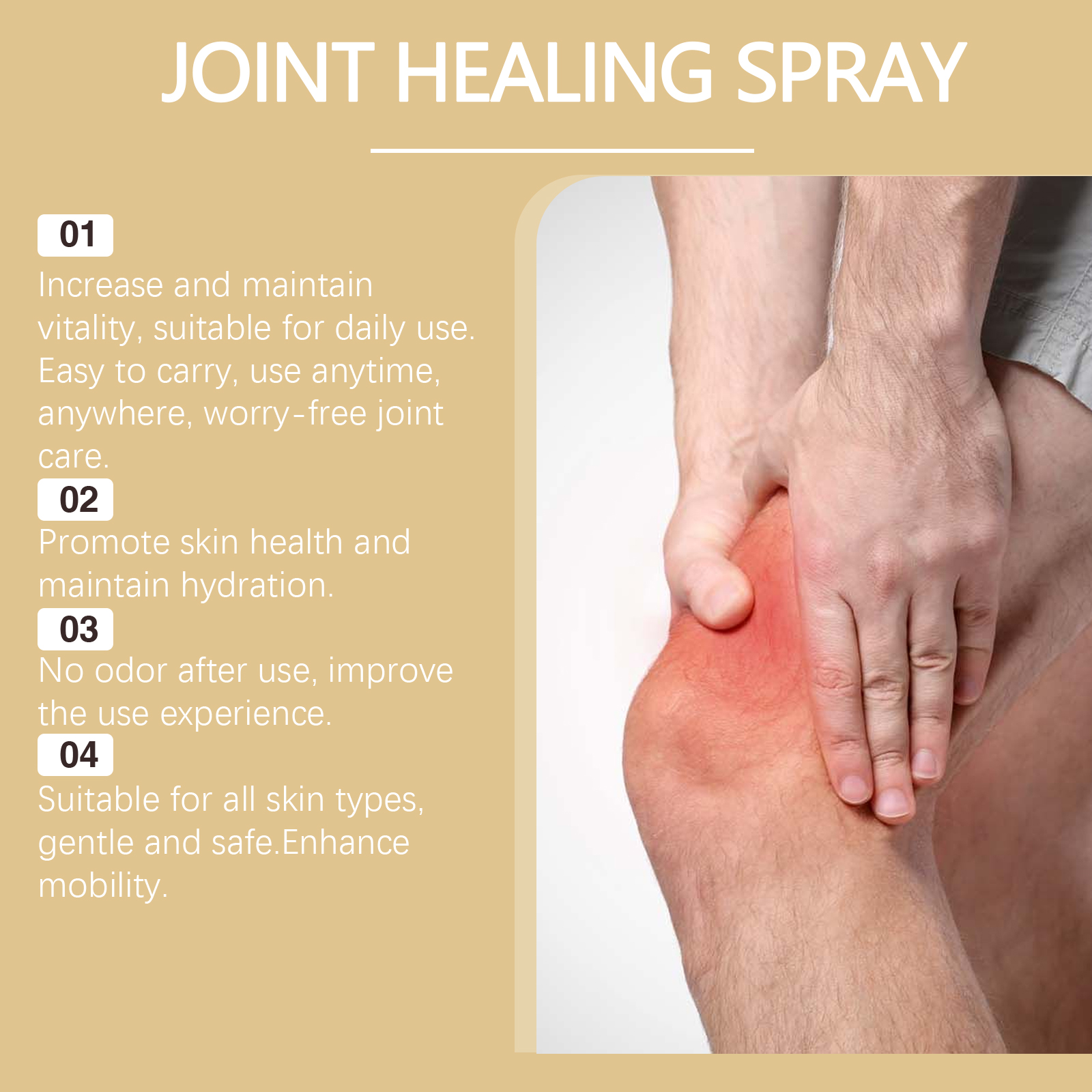 Bee Venom Joint Relief Spray Daily Alleviate Joint Discomfort Body Soothe Nourish Massage Care Mist