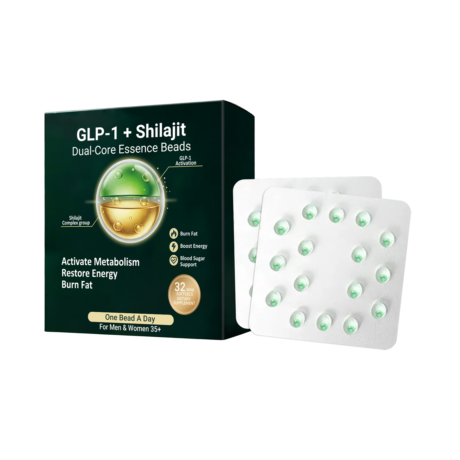 Body Nourishing Beads Gentle Moisturizing Figure Shaping Light Posture Daily Convenient Care