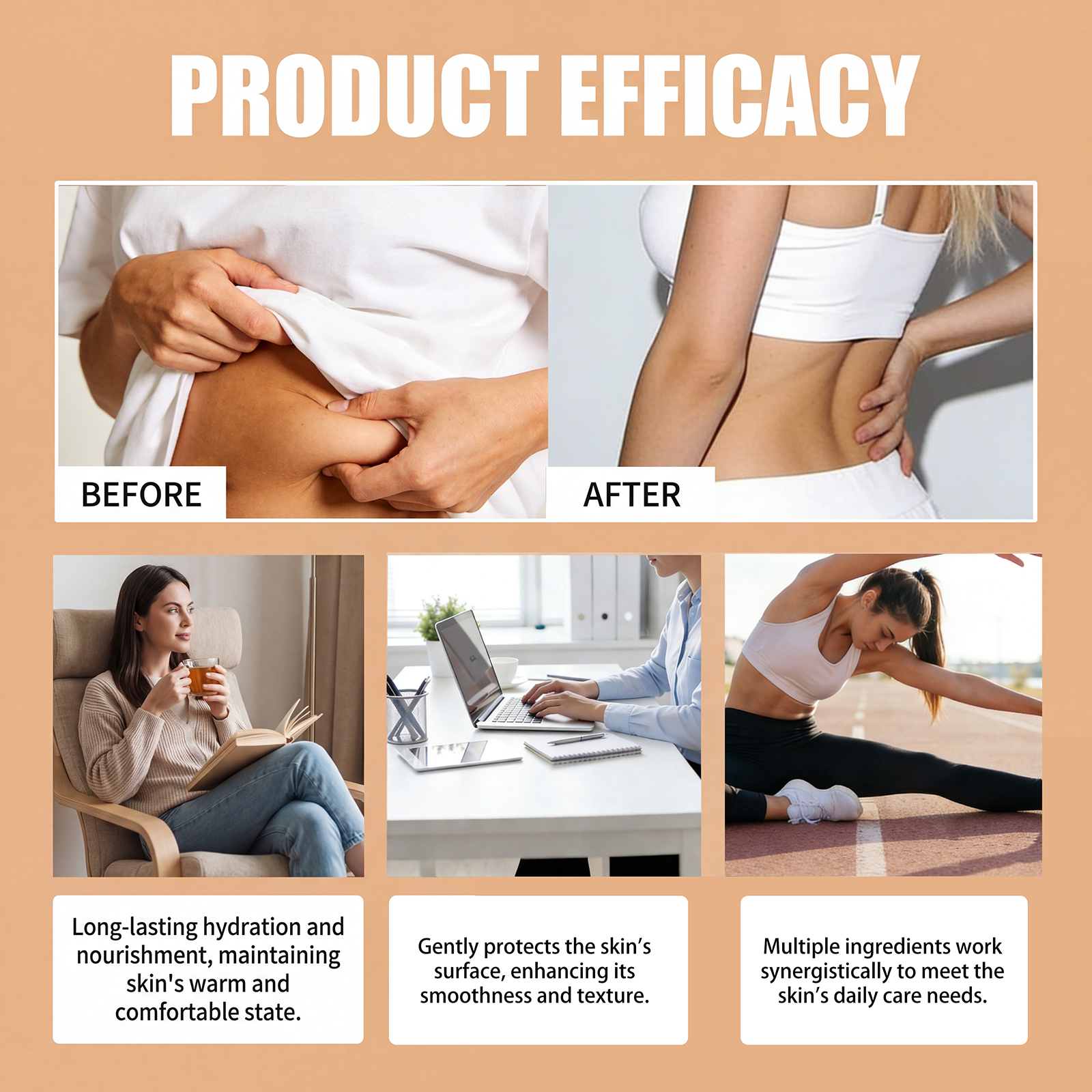 Body Care Patch Daily Balanced Comfortable Skin Nourishing Soft Elastic Compact Portable
