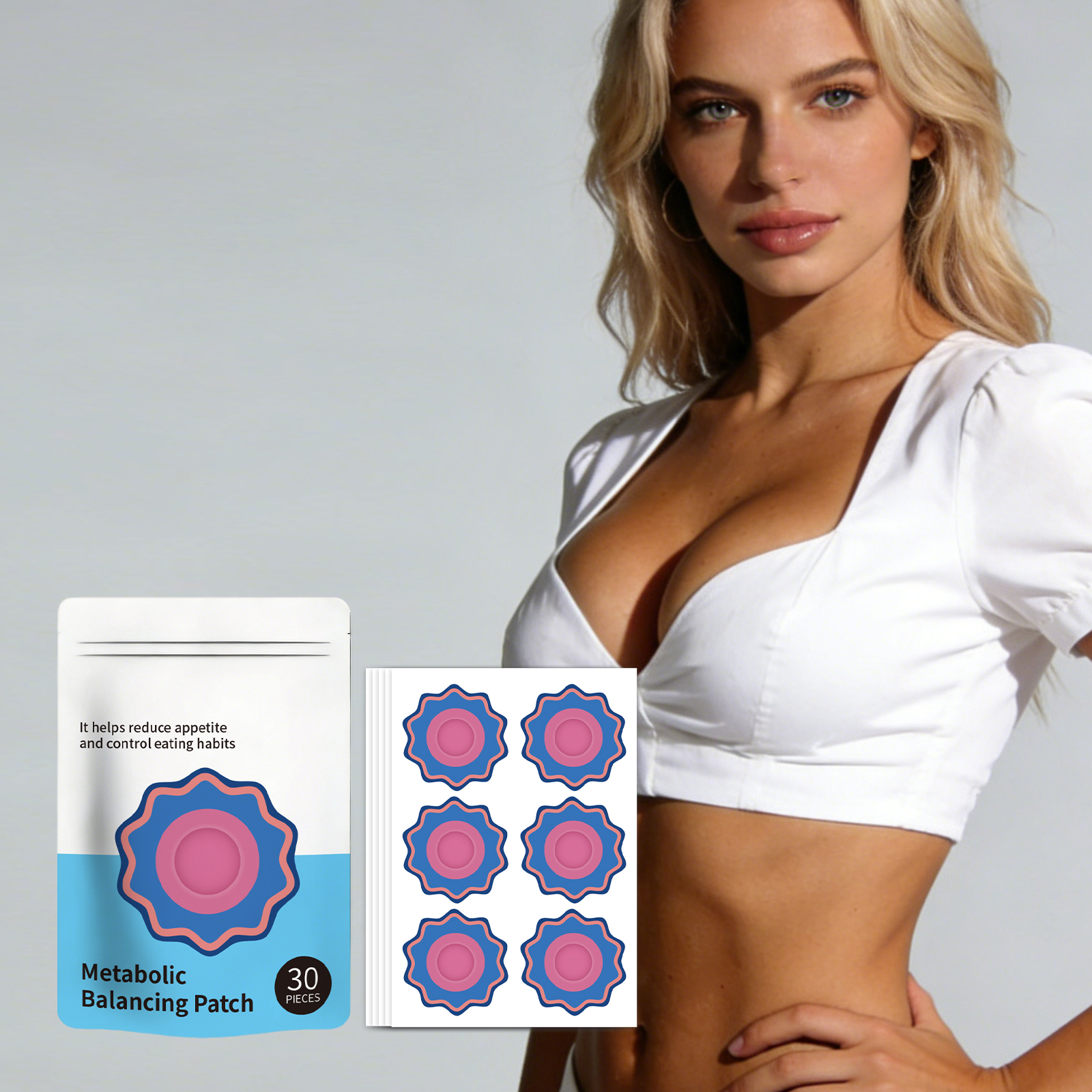Body Care Patch Daily Balanced Comfortable Skin Nourishing Soft Elastic Compact Portable