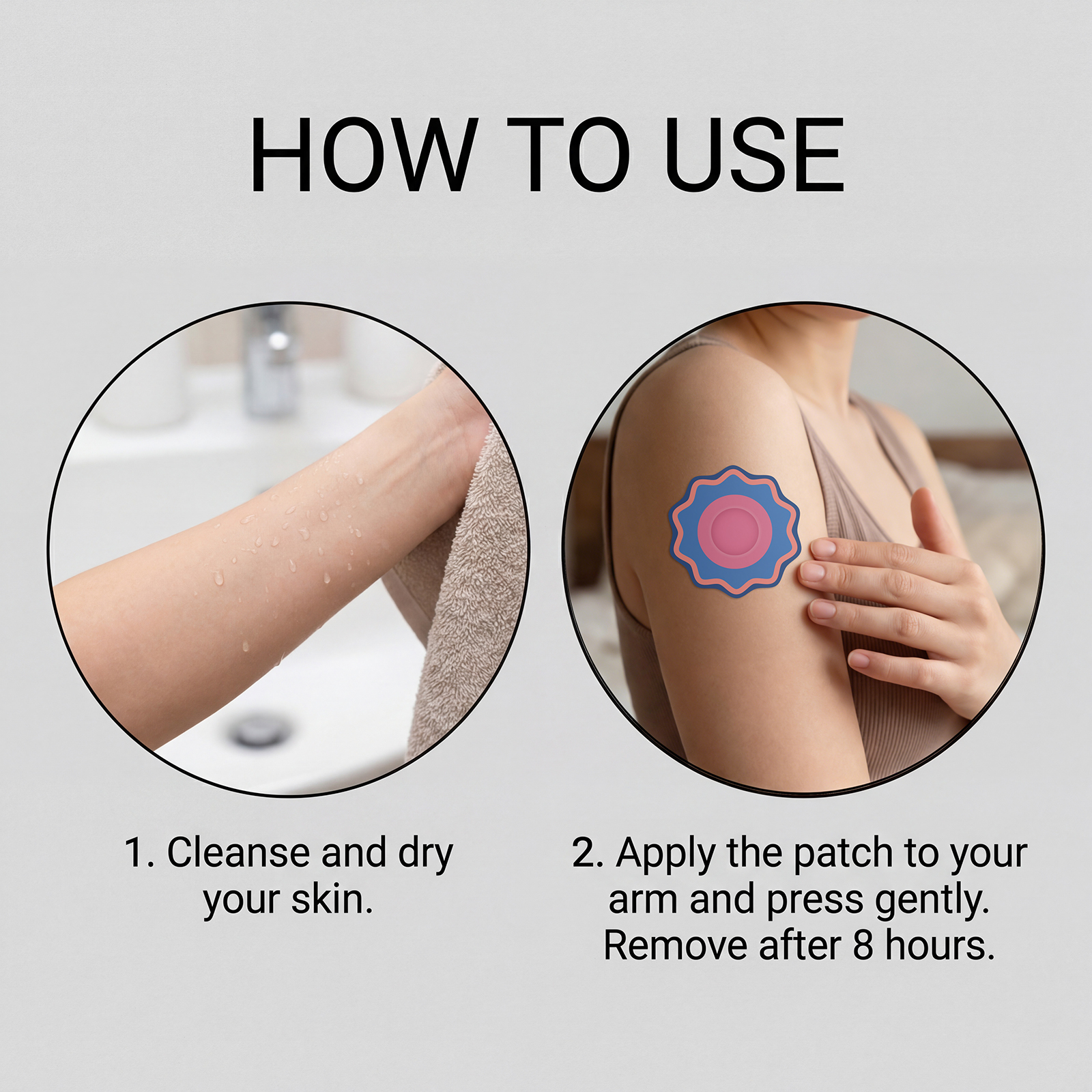 Body Care Patch Daily Balanced Comfortable Skin Nourishing Soft Elastic Compact Portable
