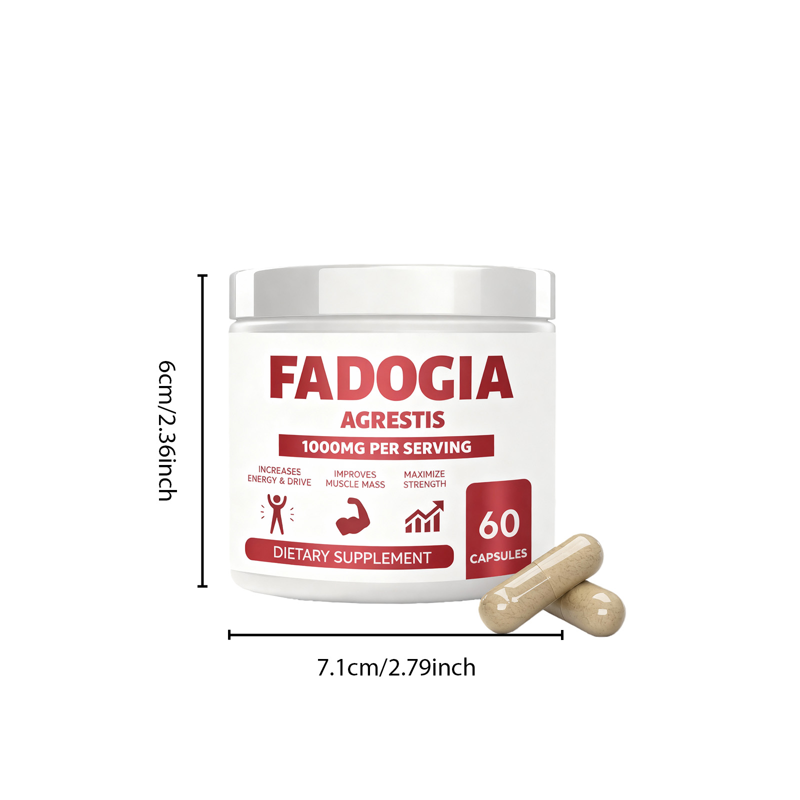 Body Care Support Capsule Daily Exercise Sports Muscle Care Boost Energy Supplement Capsule