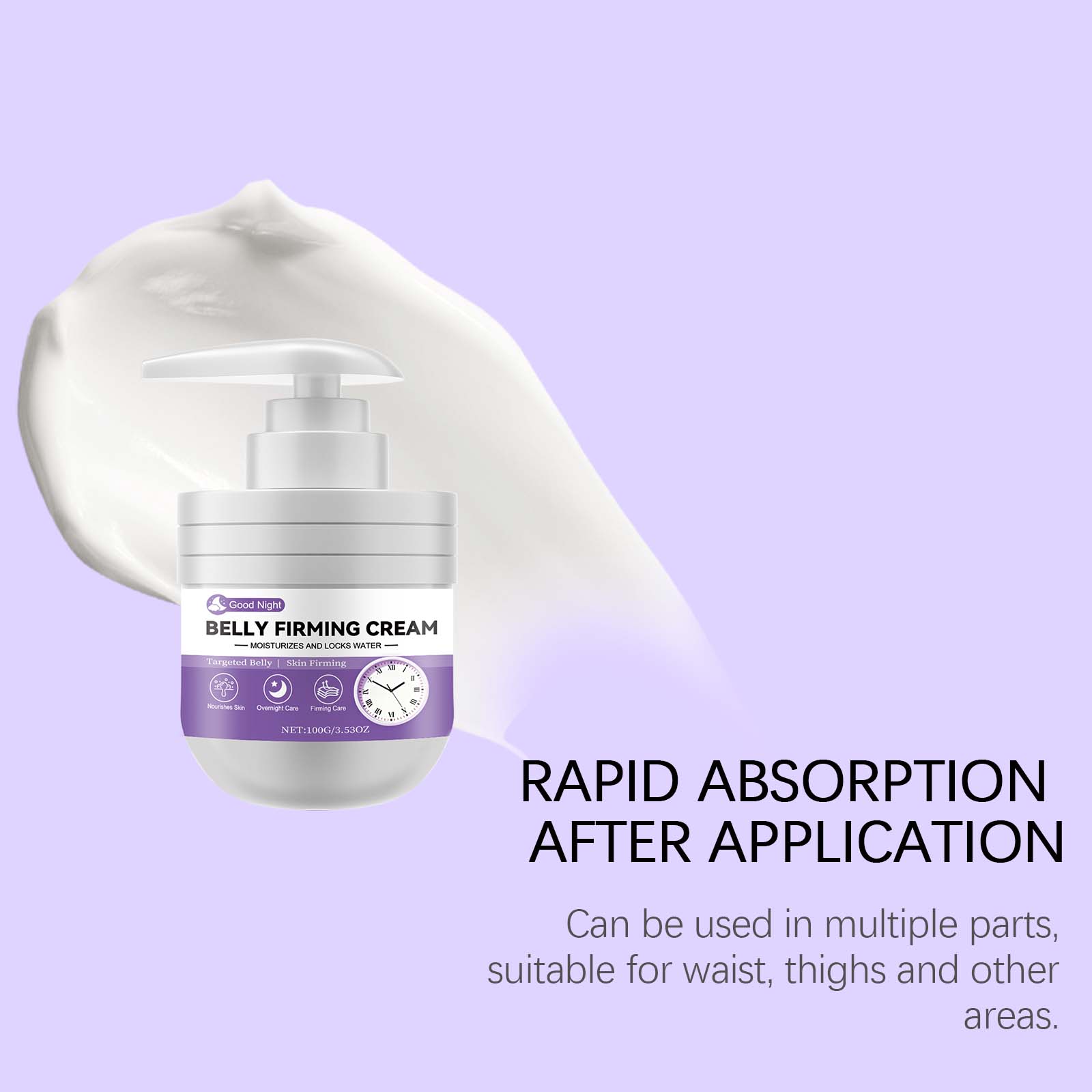 Body Care Cream Mild Formula Daily Soft Moisturizing Abdomen Body Skin External Smearing Care Ointment