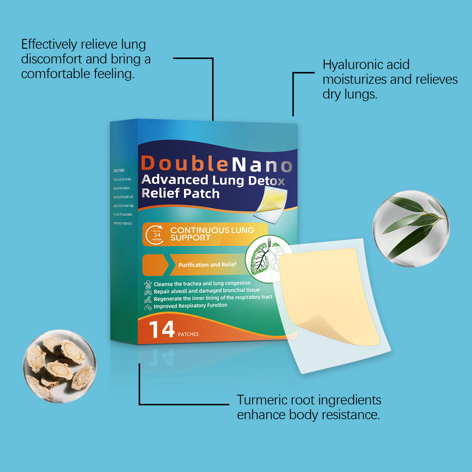 Body Freshening Care Patch Daily Mild Nourishment Nose Fresh Air Physical Care Patch