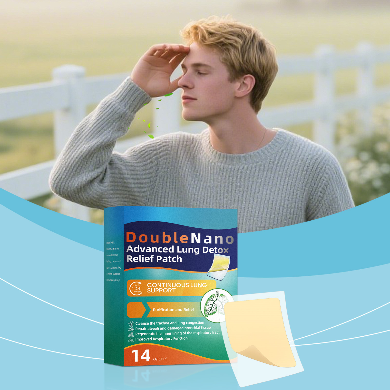 Body Freshening Care Patch Daily Mild Nourishment Nose Fresh Air Physical Care Patch