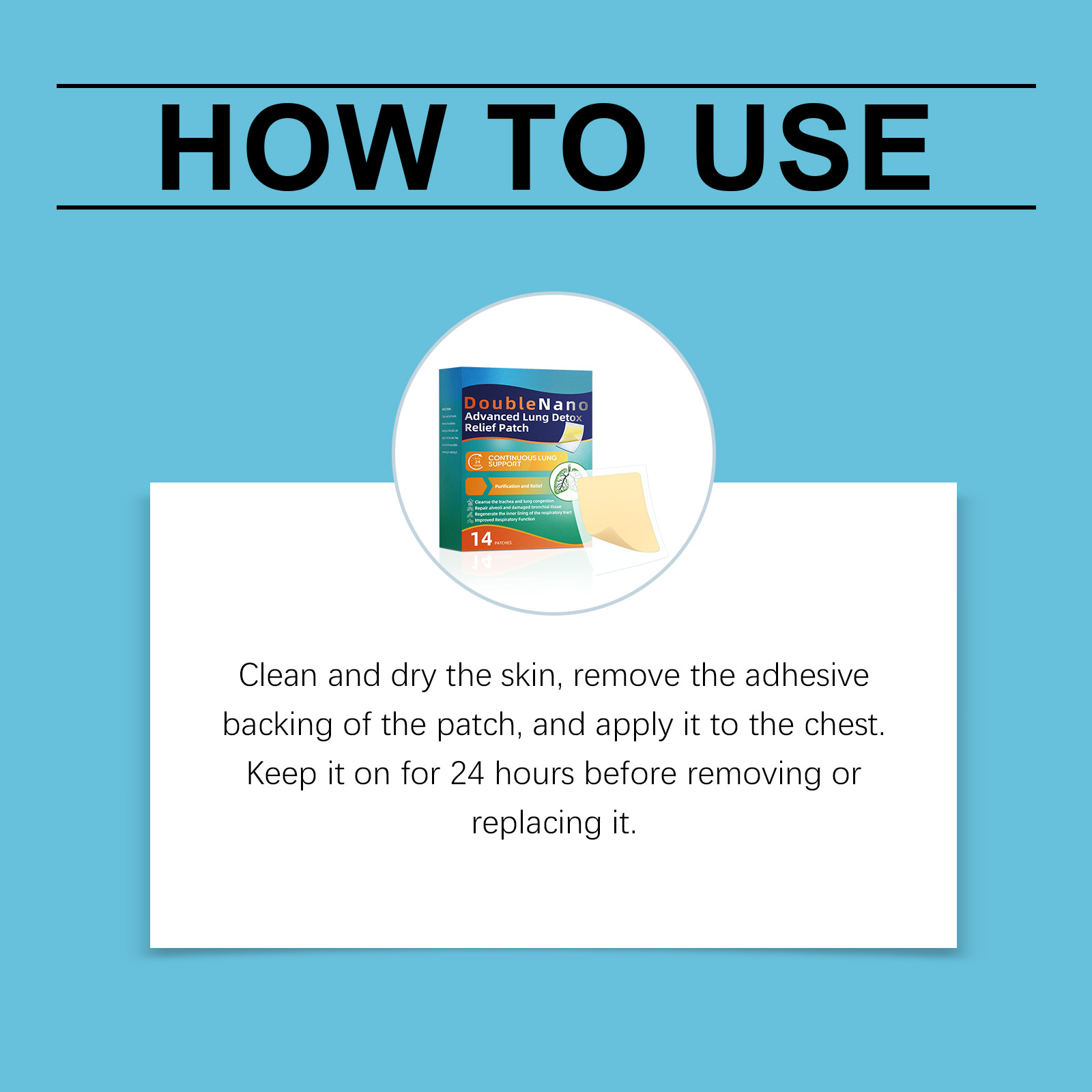 Body Freshening Care Patch Daily Mild Nourishment Nose Fresh Air Physical Care Patch