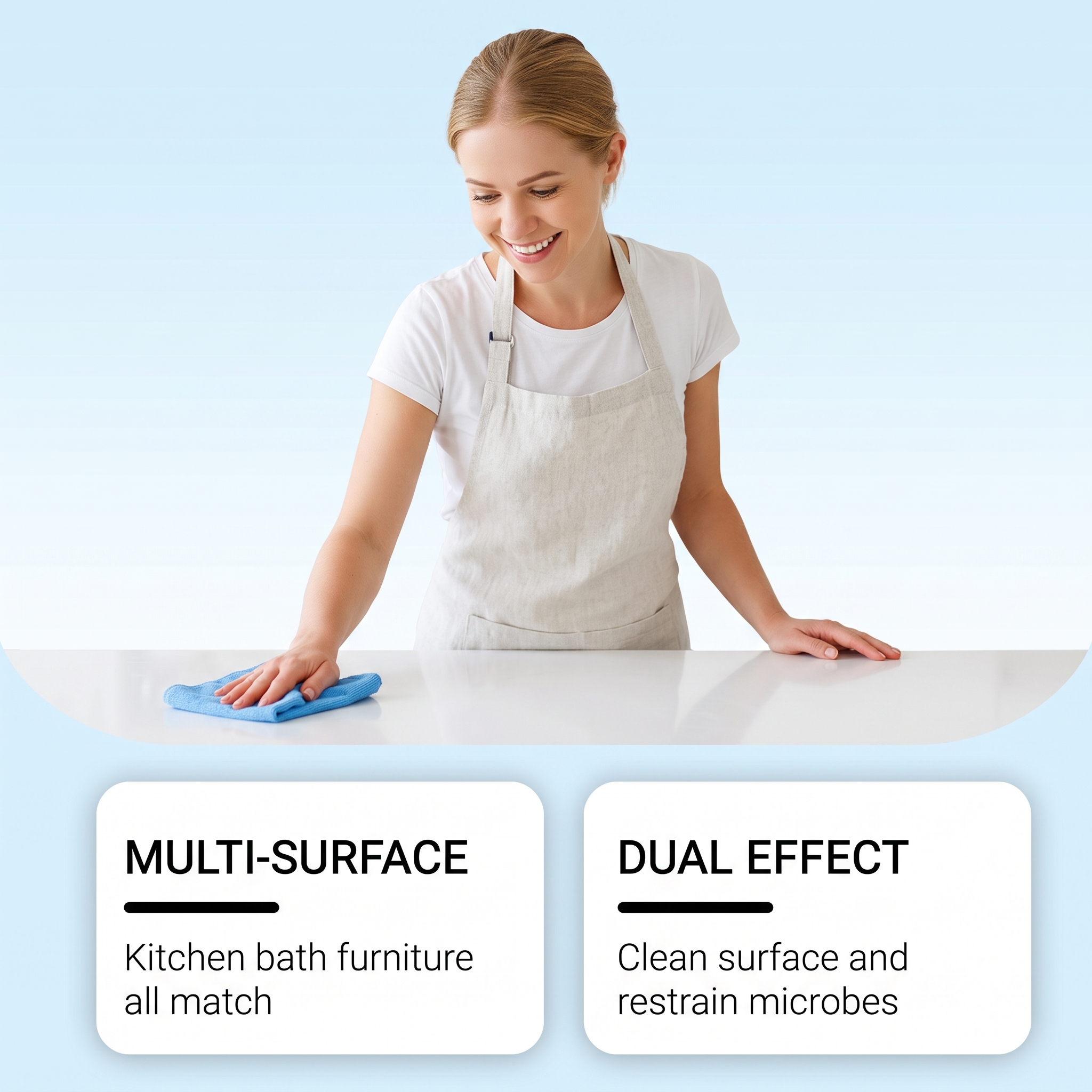 Household Multipurpose Cleaning Spray Clean Countertop Sink Door Window Tile Kitchen Bathroom Dust Soap Scale Water Stain