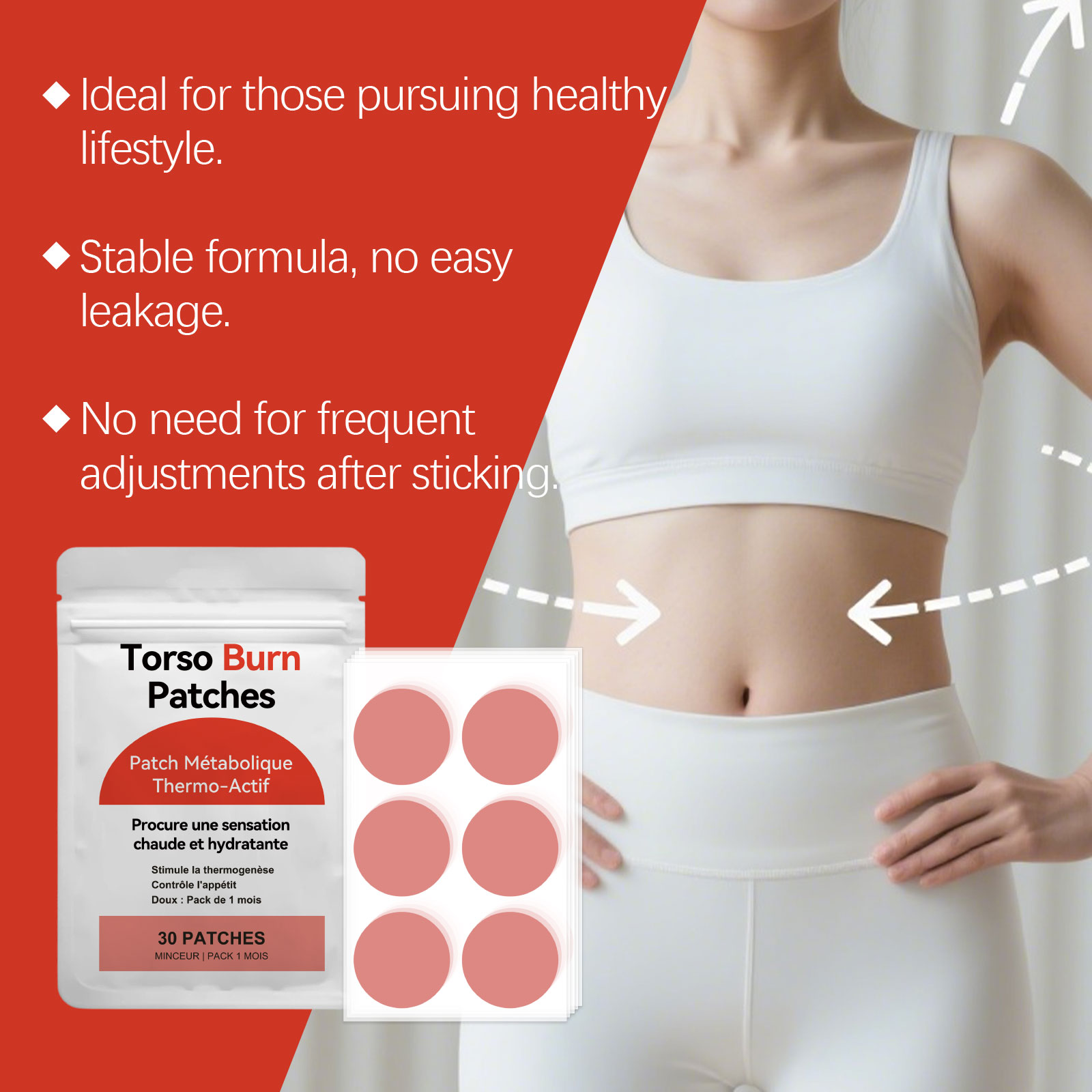 Body Care Patch Mild Skinfriendly Figure Shaping Lazy Portable Tiny Breathable Light Wear