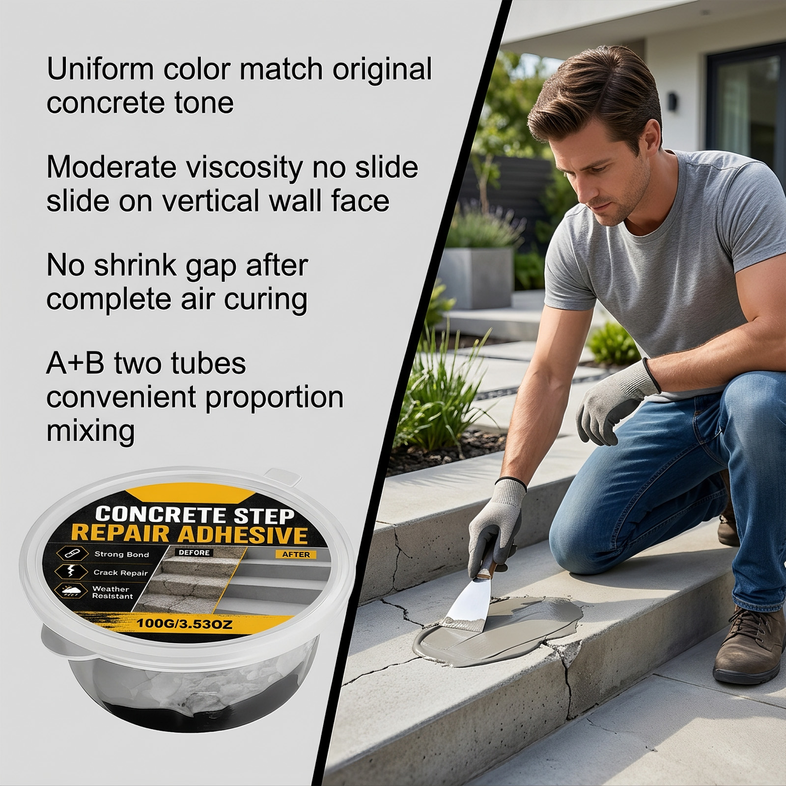 Household Multipurpose Repair Adhesive Bonding Waterproof Crack Filling Leakproof Floor Multi Scenario Application