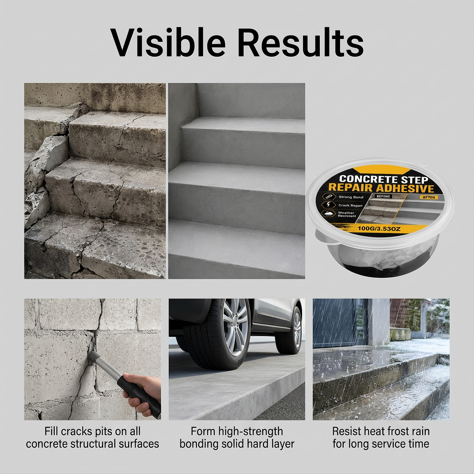 Household Multipurpose Repair Adhesive Bonding Waterproof Crack Filling Leakproof Floor Multi Scenario Application
