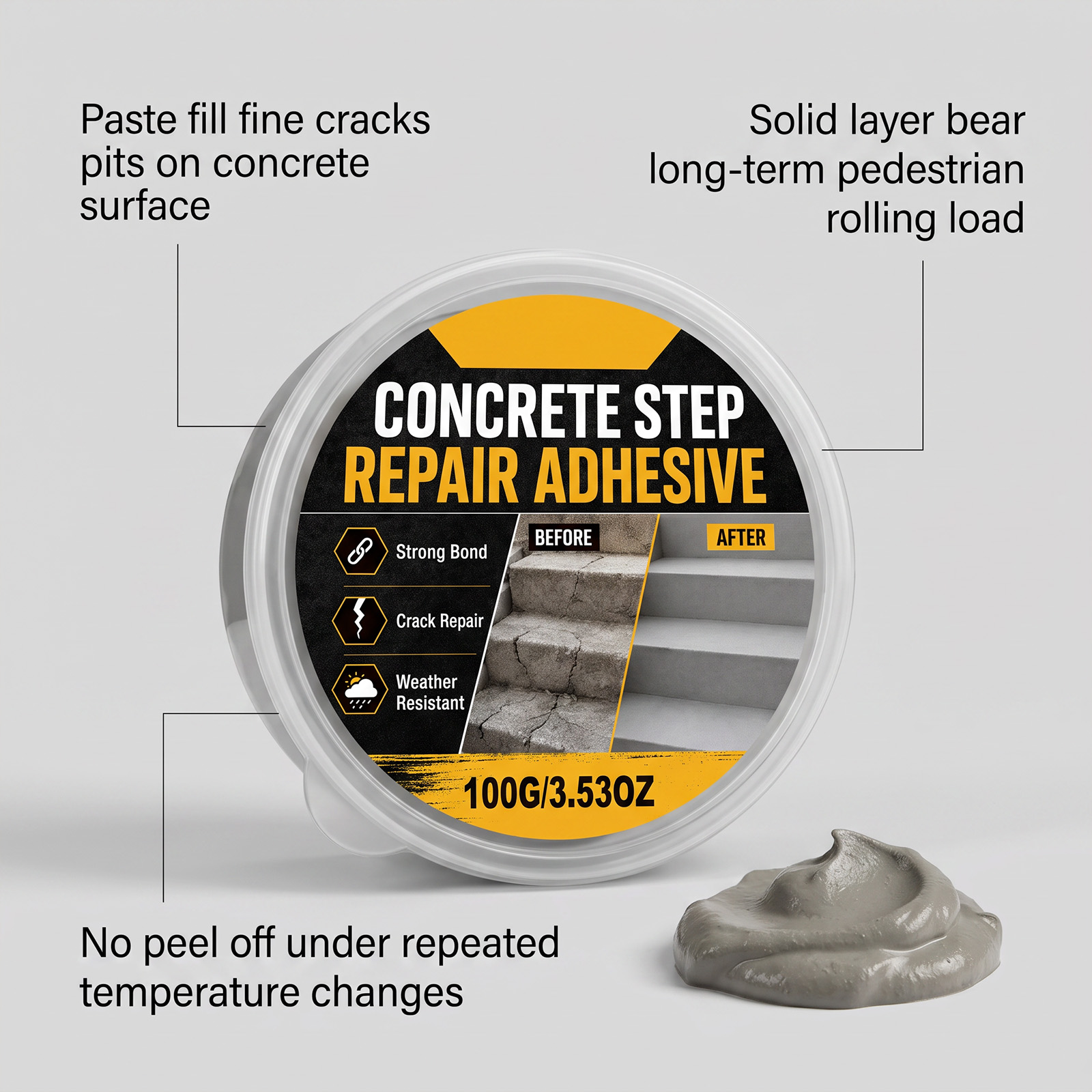 Household Multipurpose Repair Adhesive Bonding Waterproof Crack Filling Leakproof Floor Multi Scenario Application