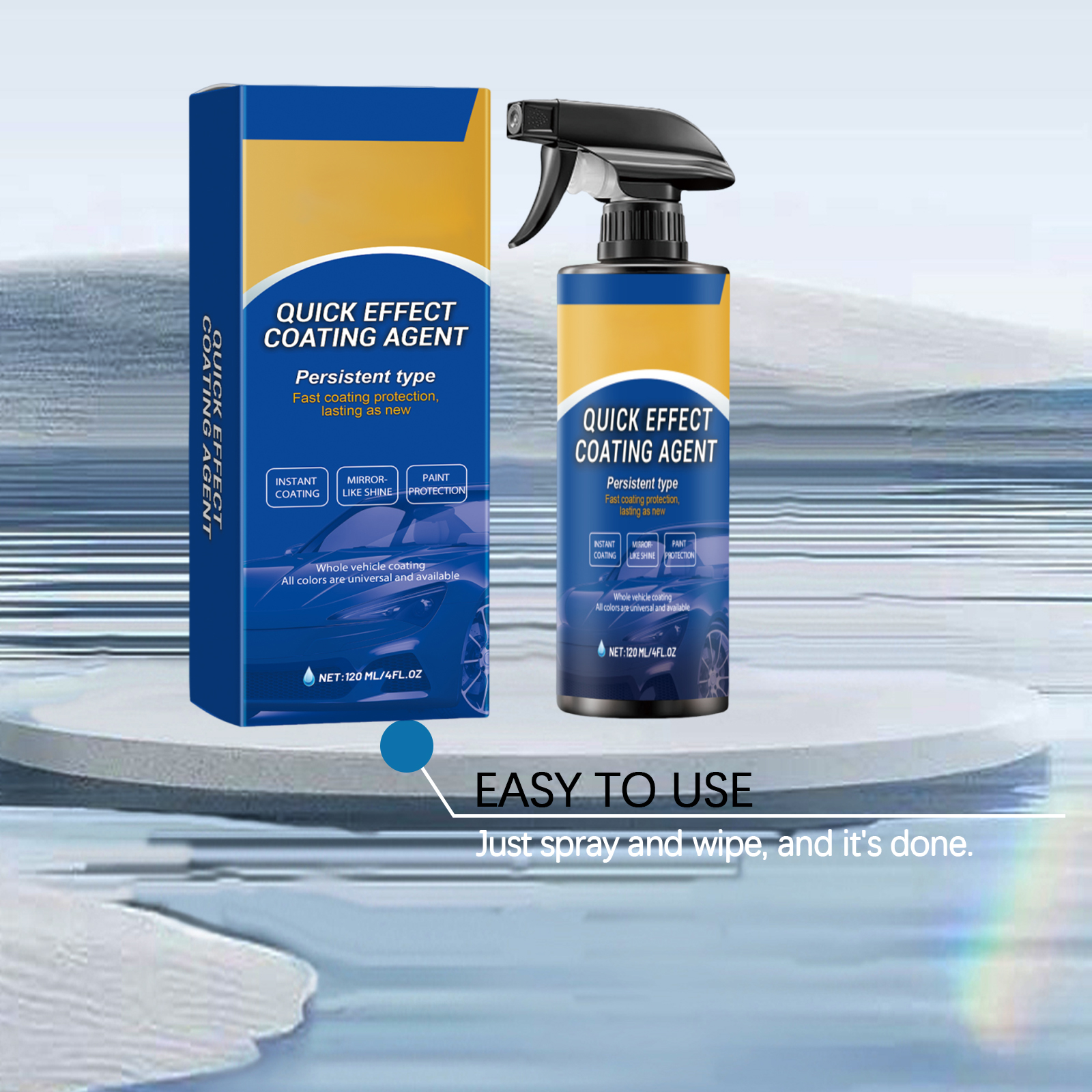 Car Coating Spray For Auto Care Refinish Repair Paint Wax Spray Coating Glaze Liquid