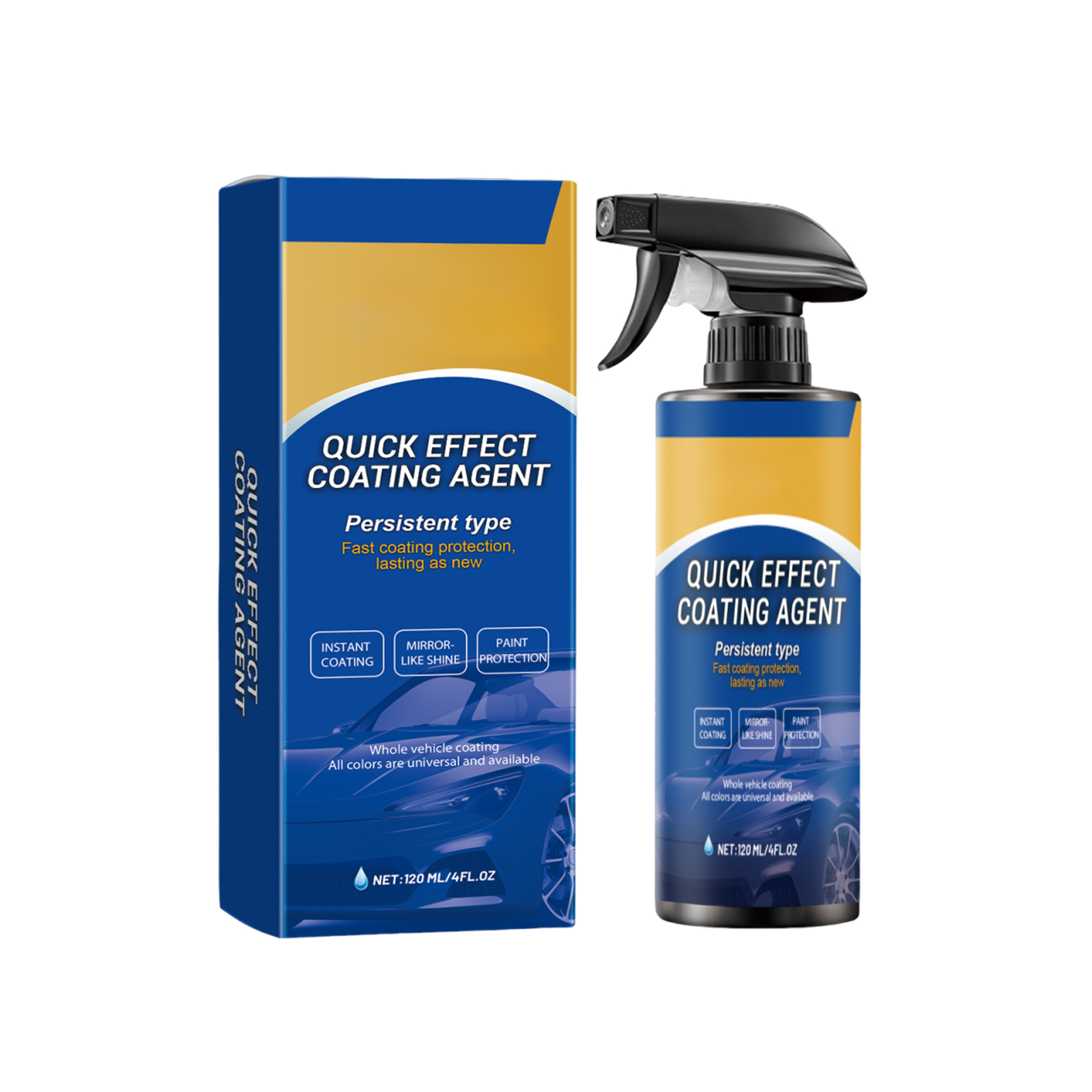 Car Coating Spray For Auto Care Refinish Repair Paint Wax Spray Coating Glaze Liquid