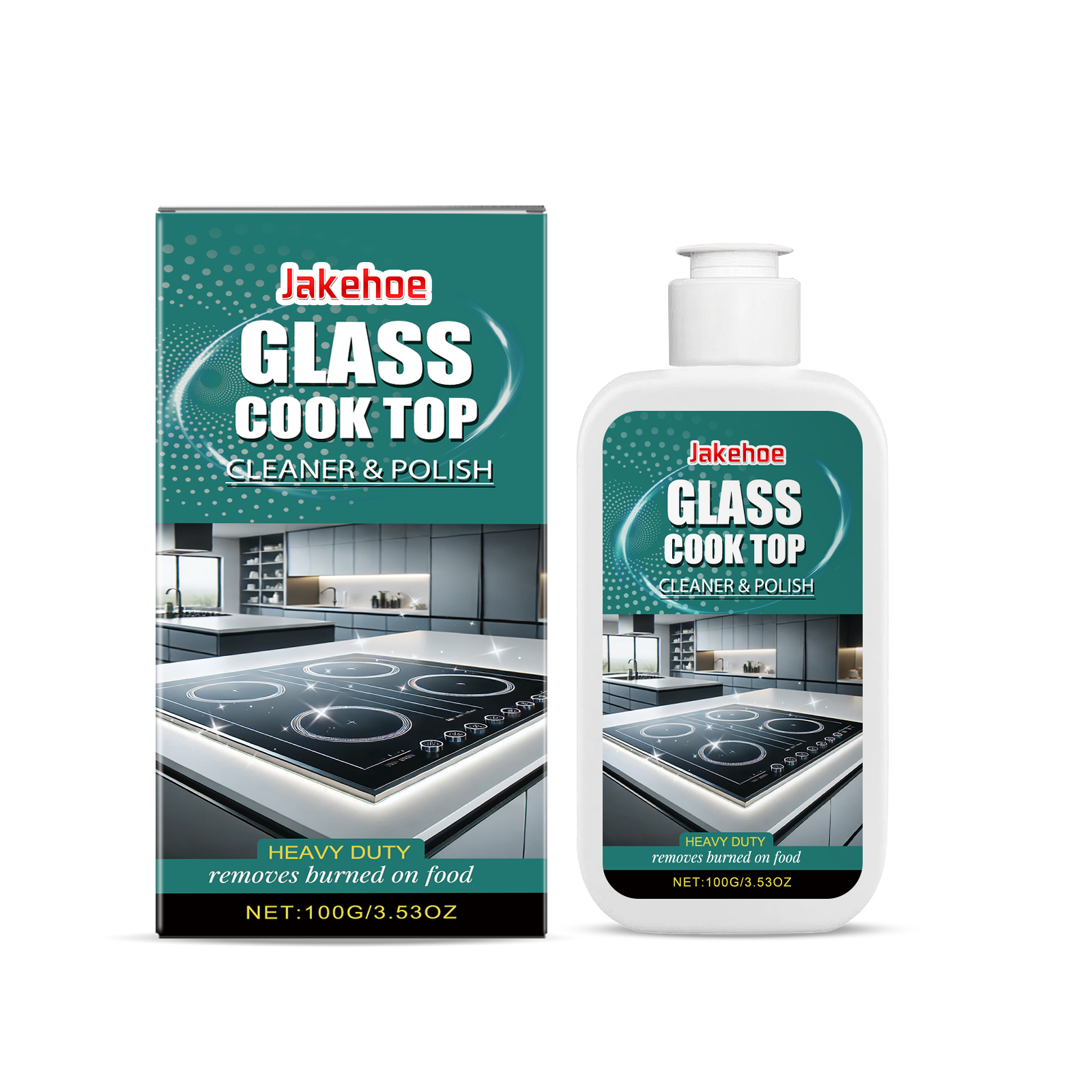 Glass Stove Cleaning Polishing Agent Household Kitchen Induction Ceramic Stove Stain Remover Cleaner