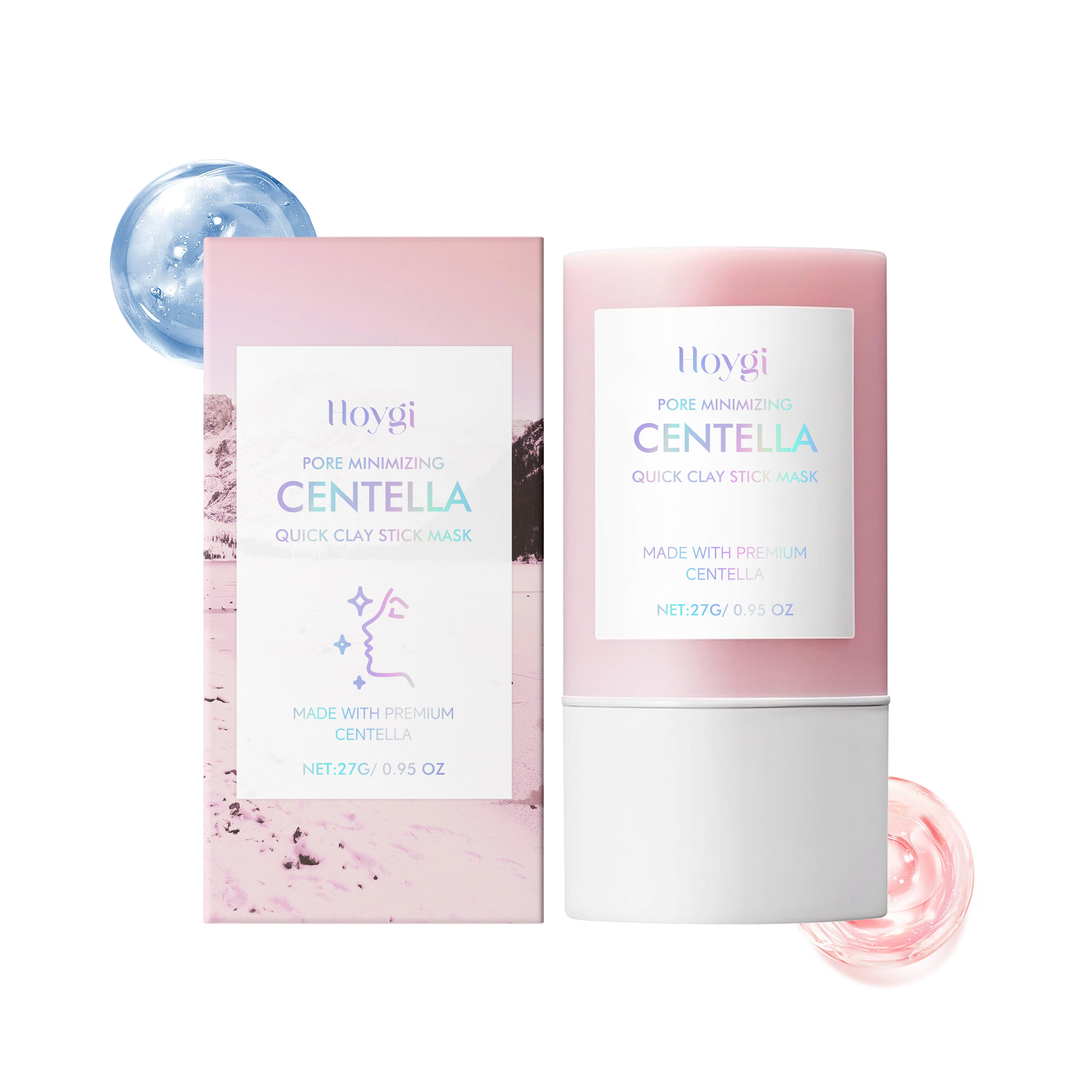 Centella Asiatica Clay Mask Stick Moisturize Soothe Discomfort Hydrate Facial Skin