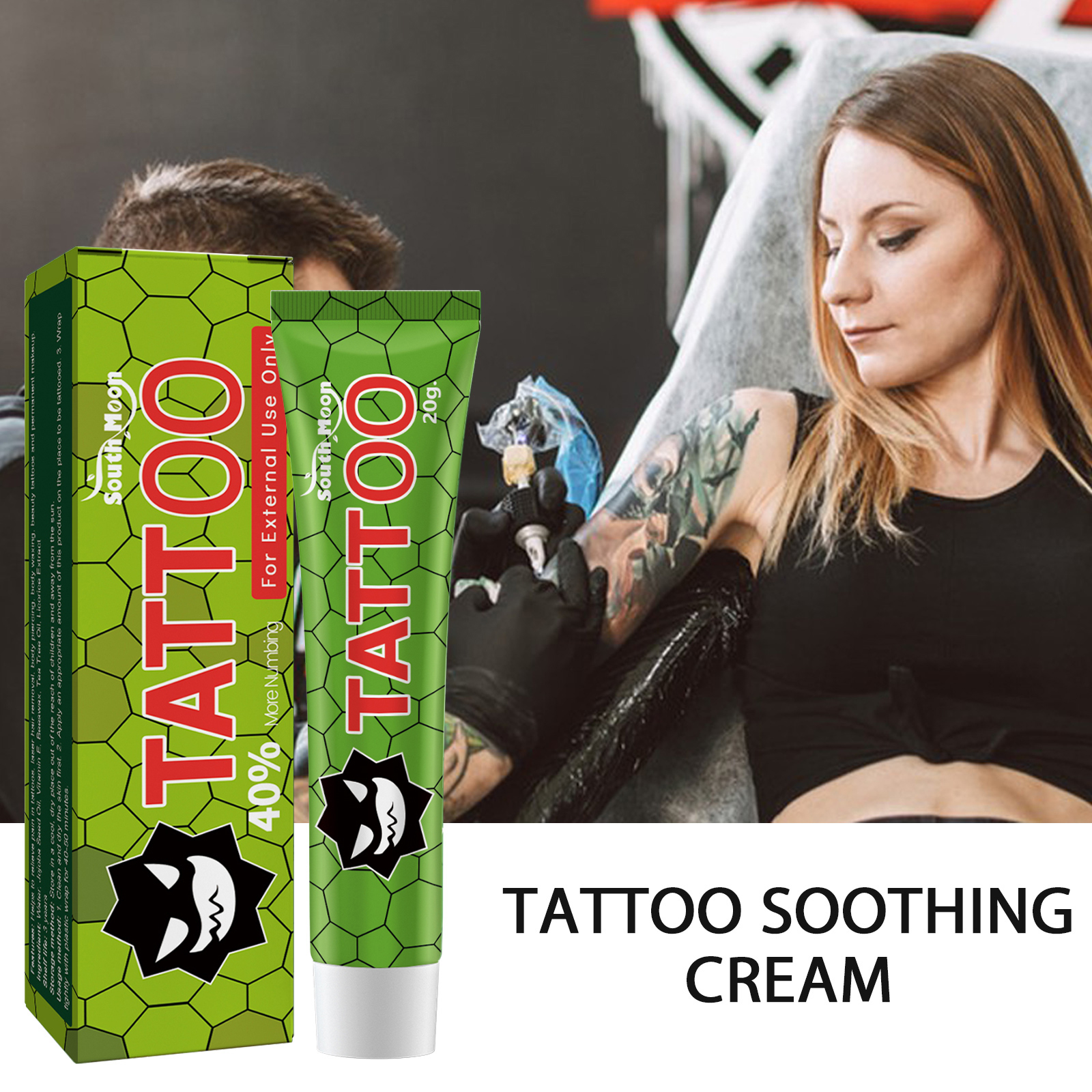 Tattoo Pain Relief Cream Soothing Numbing Aftercare Balm For Skin Comfort During Tattoo Piercing And Tattoo Process