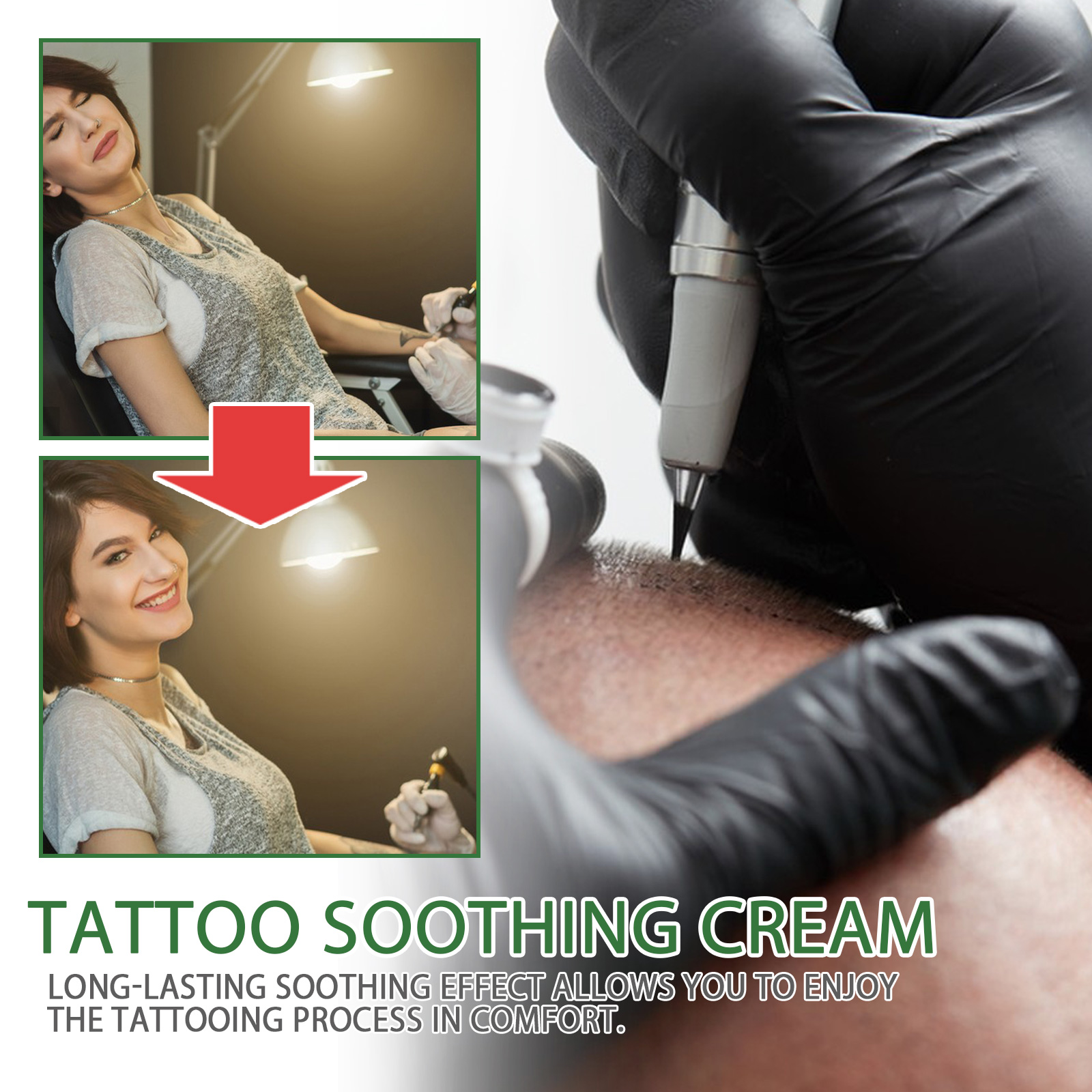 Tattoo Pain Relief Cream Soothing Numbing Aftercare Balm For Skin Comfort During Tattoo Piercing And Tattoo Process