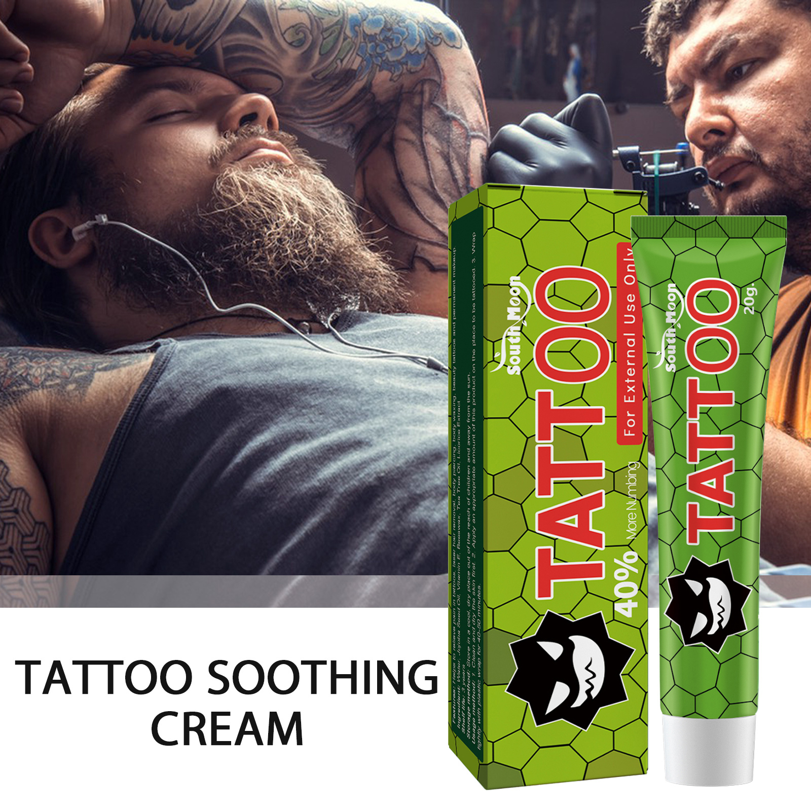 Tattoo Pain Relief Cream Soothing Numbing Aftercare Balm For Skin Comfort During Tattoo Piercing And Tattoo Process