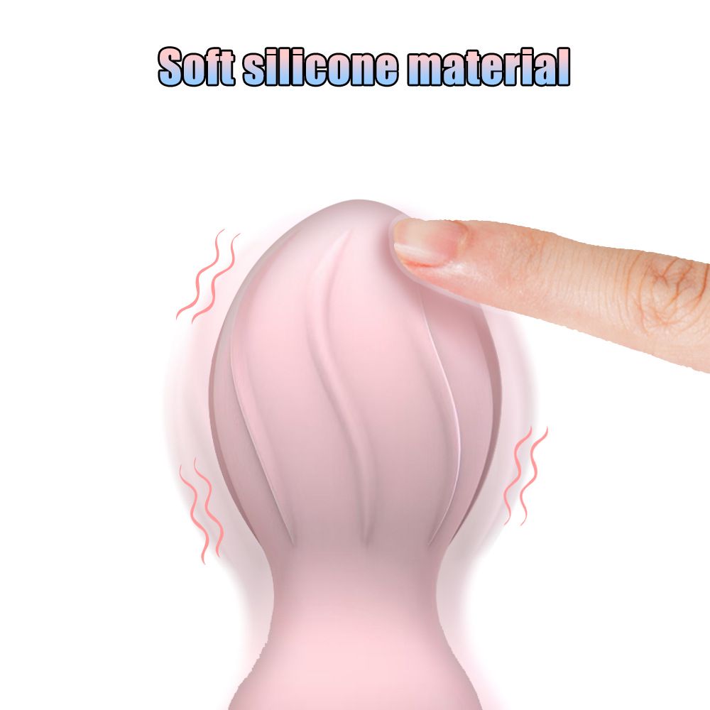 (Pink) Adult Sex Toy AV Wand Mini Vibrating Wand Massage Strong Vibration Masturbator Rechargeable 10 Frequency Female Masturbation Clitoral Stimulator 