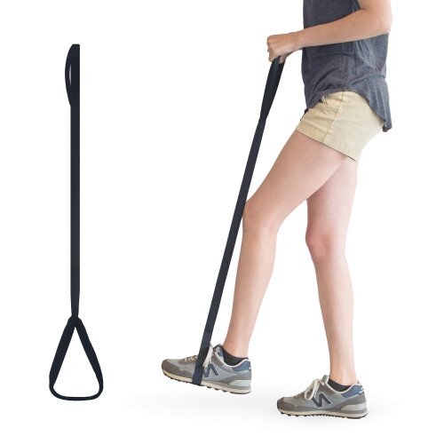35 Inch Long Leg Lifter - Durable & Rigid Hand Strap - Ideal Mobility Tool for Wheelchair, Hip & Knee Replacement Surgery