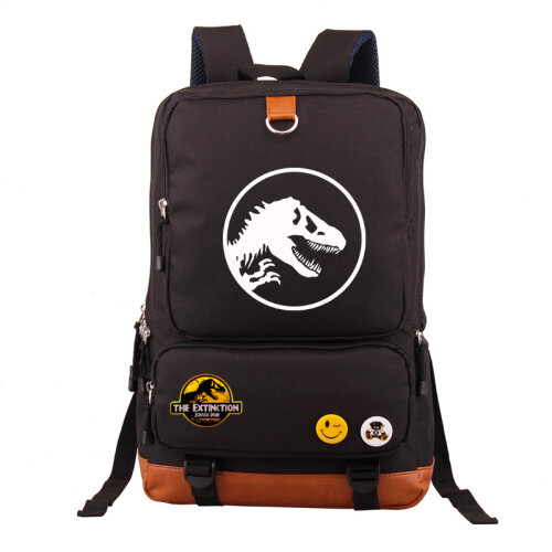 (Jurassic World Park Black Bag) Luxurious Jurassic World Park Backpack Rucksack
