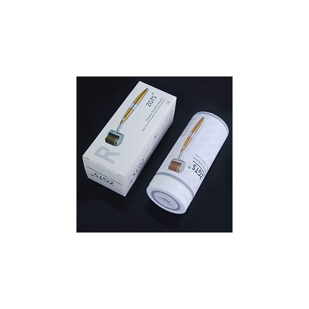ZGTS Derma Roller Micro Needle - 0.25MM 192 Needle Titanium Luxury Roller - FDA Approved