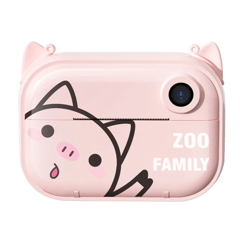 (Pink) Children Instant Print Camera Kids Mini Wifi Digital Camera Toys 1080P HD Video Camera Camcorder with 32GB TF Card Electronic Gifts for Child Teens