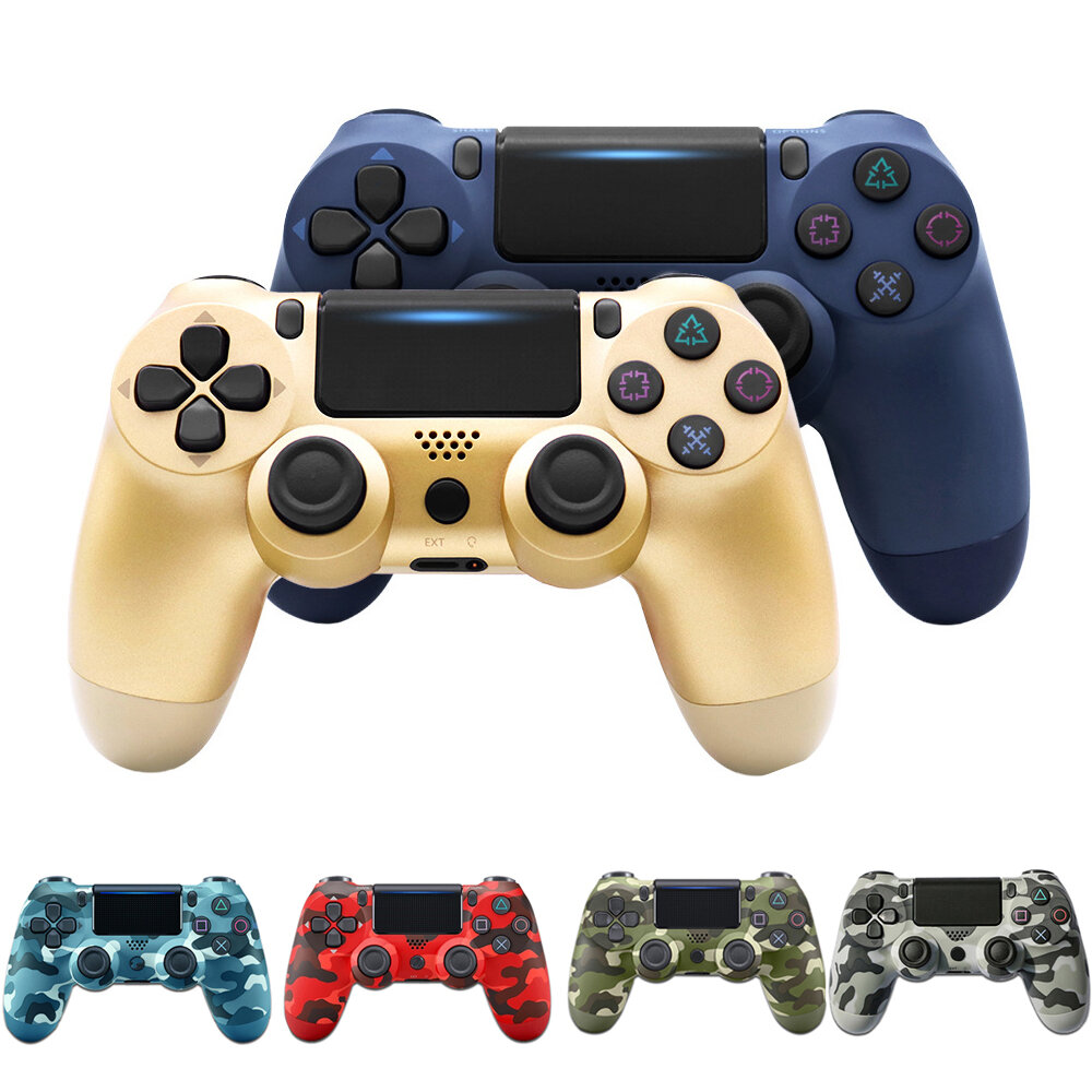 (Camouflage Red) Wireless Bluetooth Gamepad Controller For PS4 Playstation4