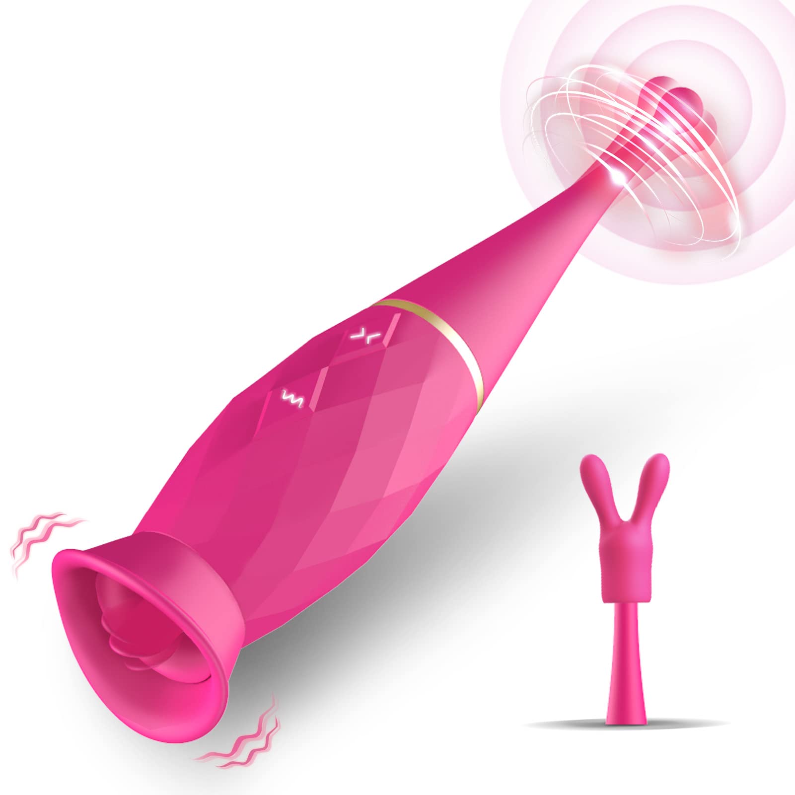 Bullet Vibrator Sex Toys Dildo G-spot Vibrators Adult Toys Licking Massager for Women 7 Powerful Function Quiet High Frequency Vaginal Anal Clit Nipple Stimulating