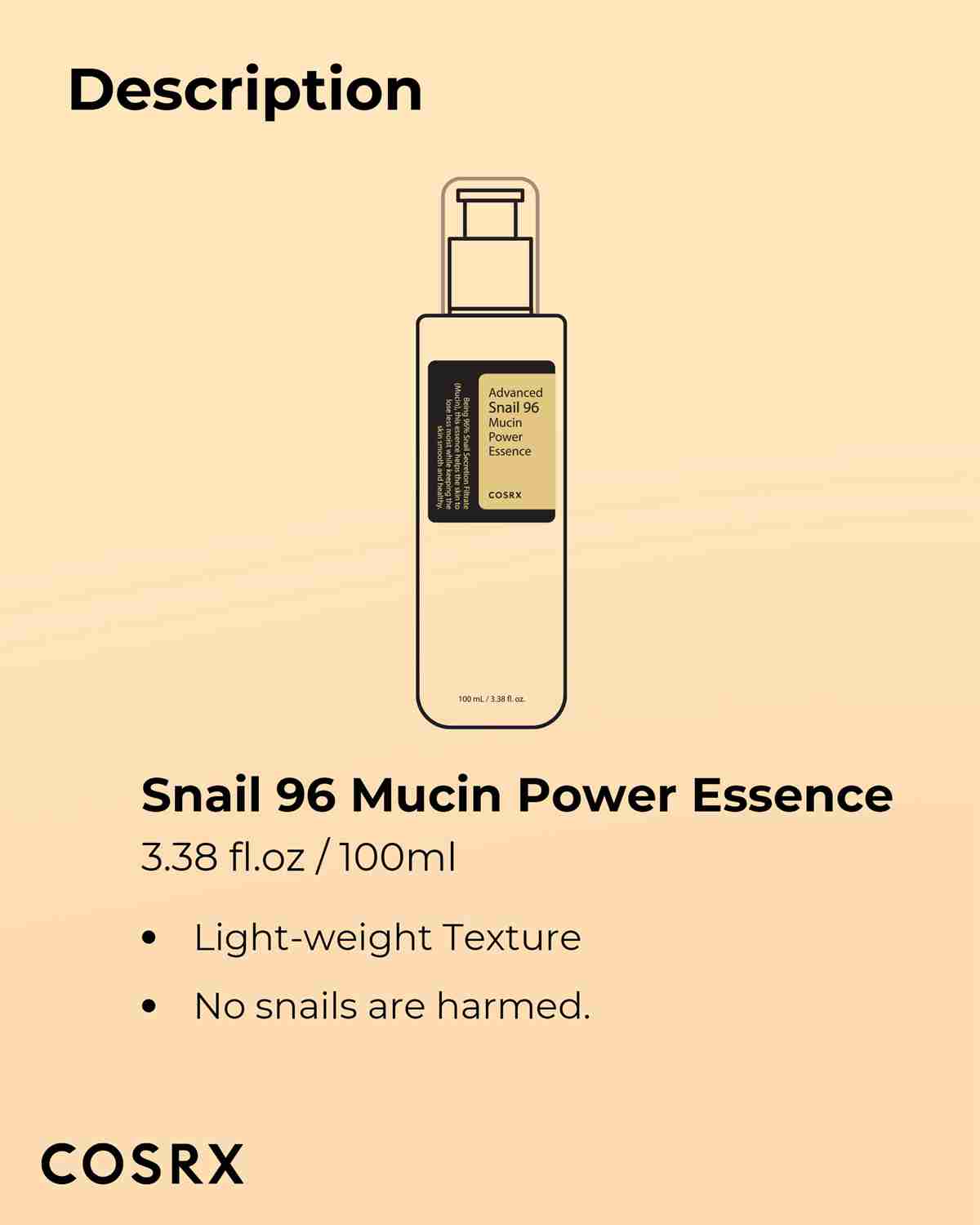 COSRX Advanced Snail 96 Mucin Power Essence 100ml Face Serums